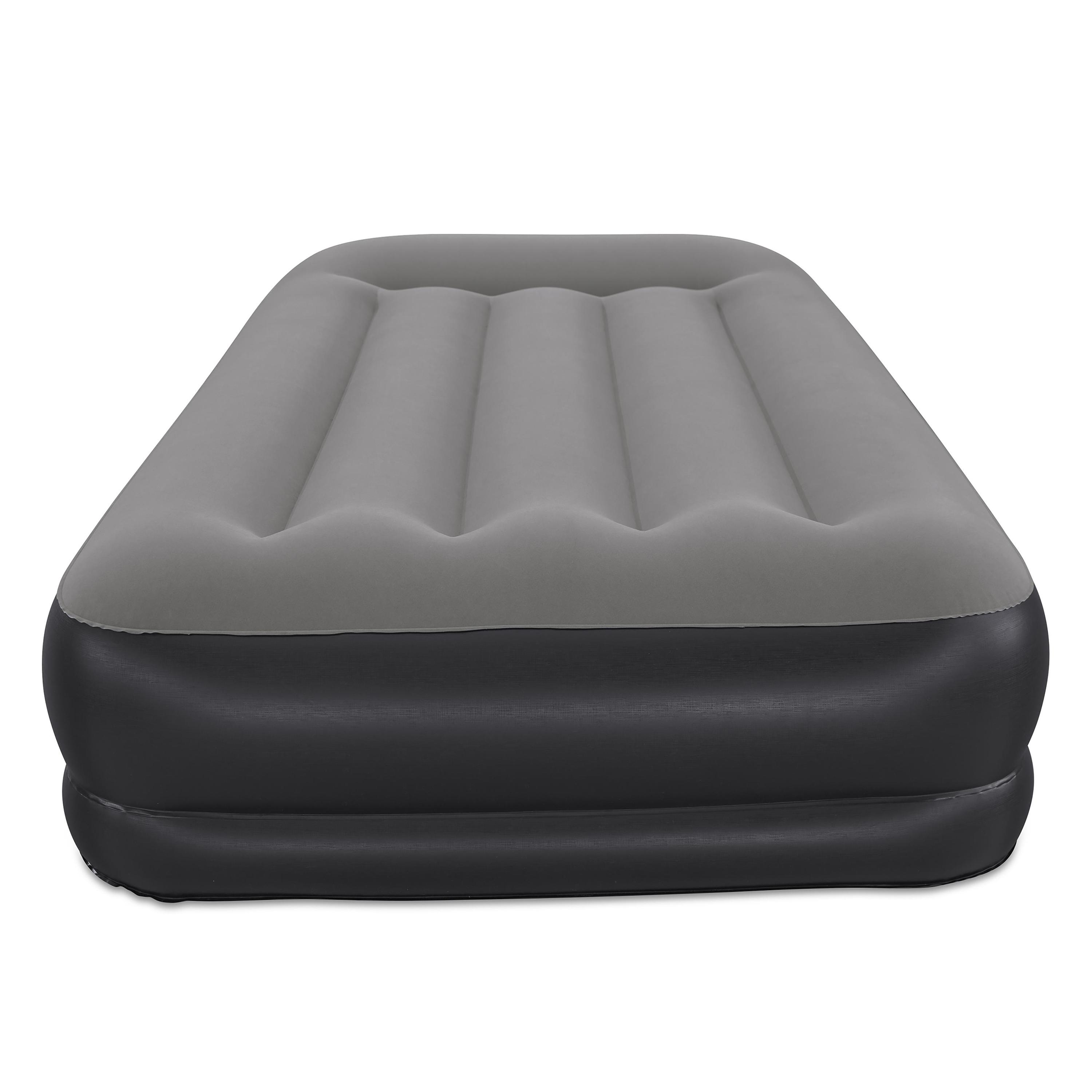 Colchon Inflable Twin Tritech Gris con Bomba USB-9