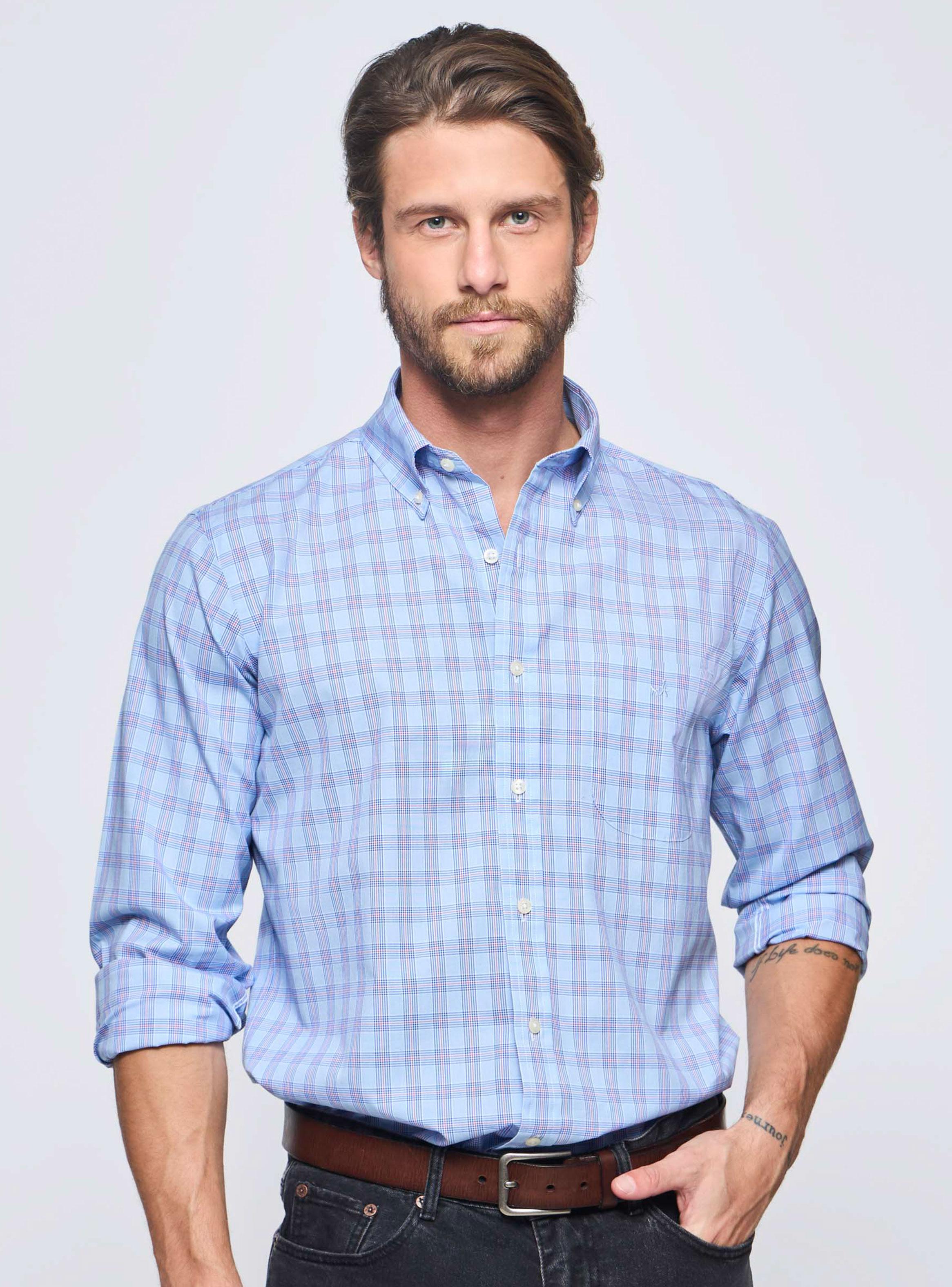 Camisa  Cuadriculada-0