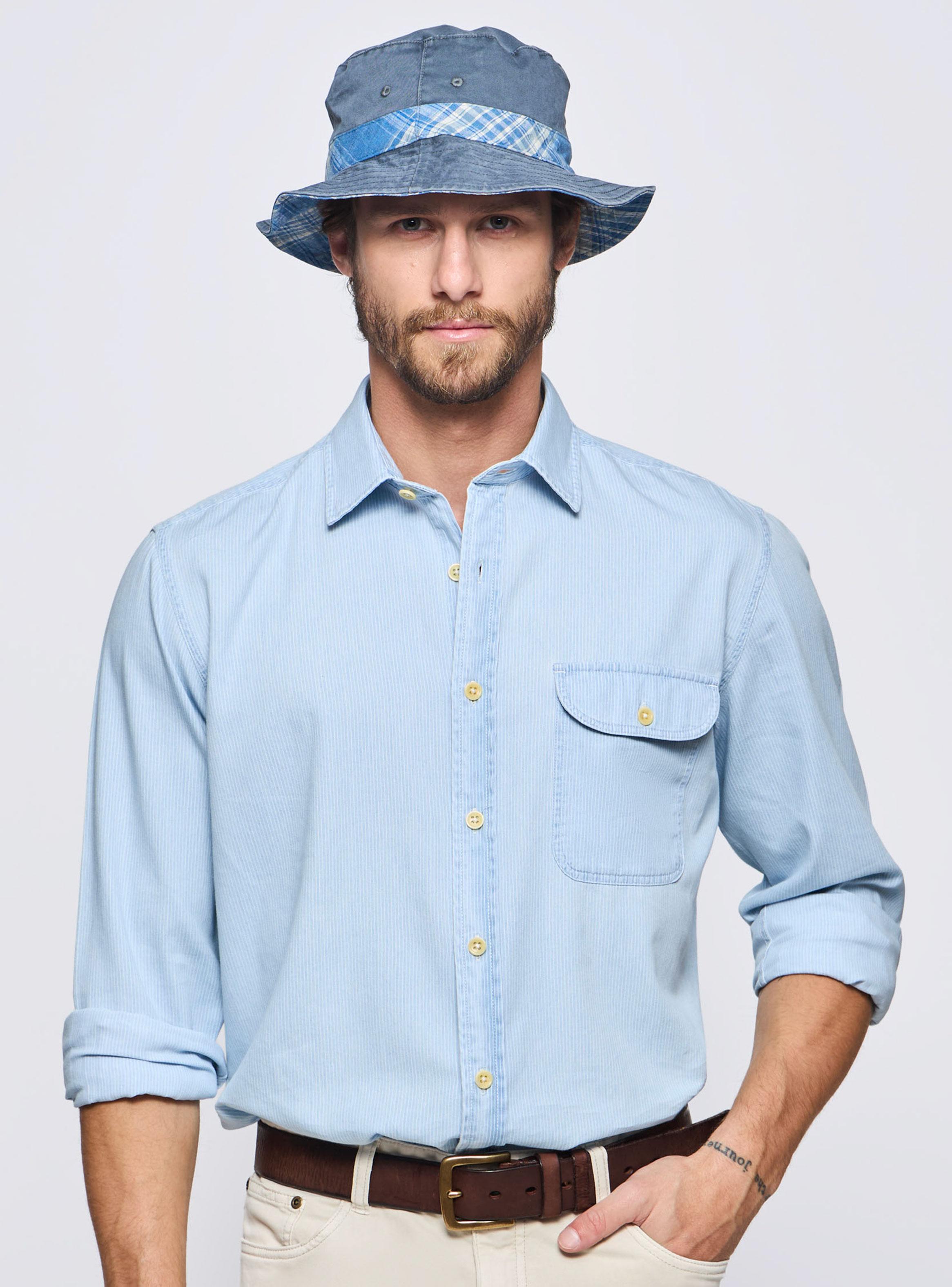 Camisa Denim Casual-0