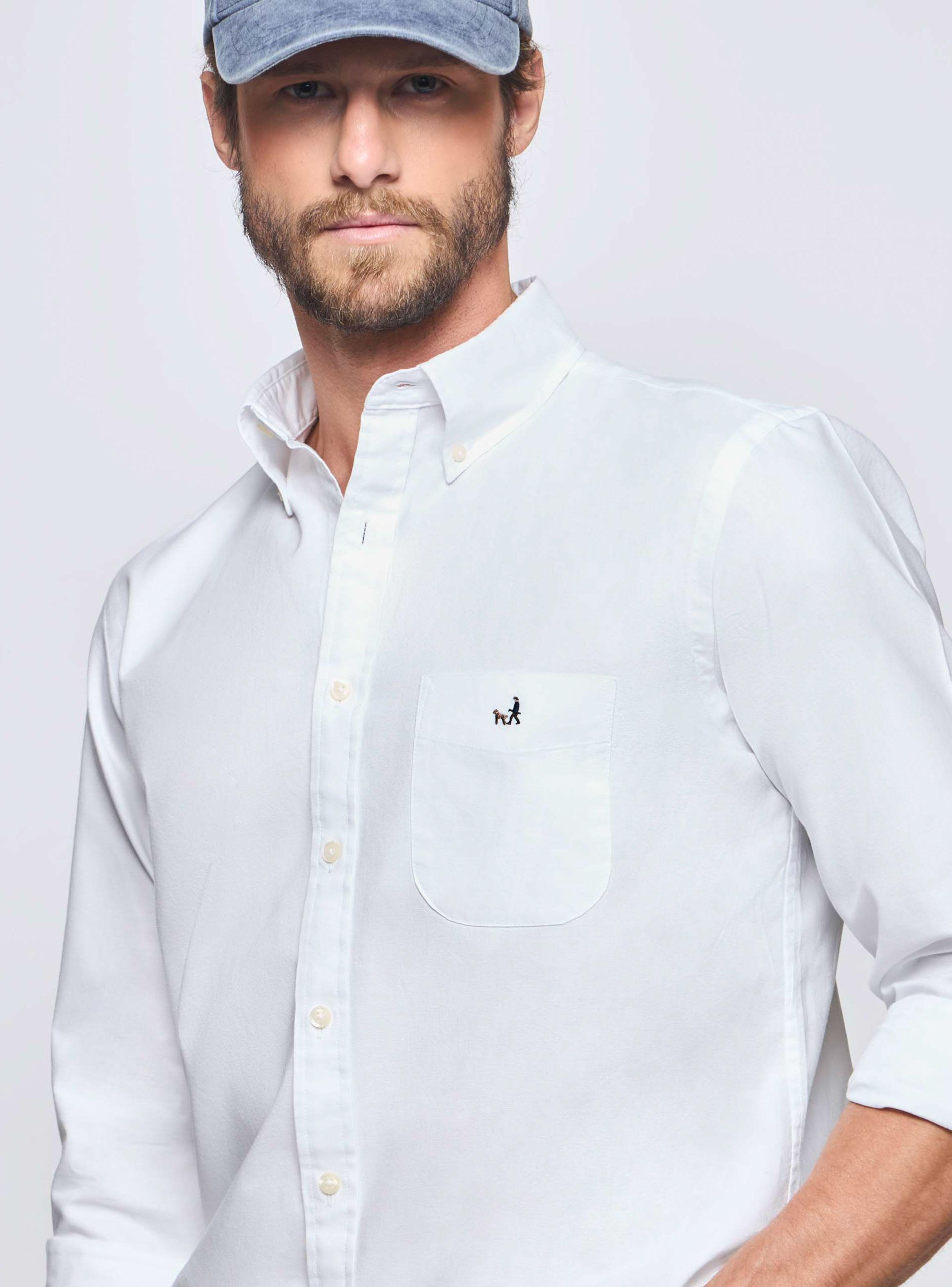 Camisa Oxford Casual Algodón Regular-2