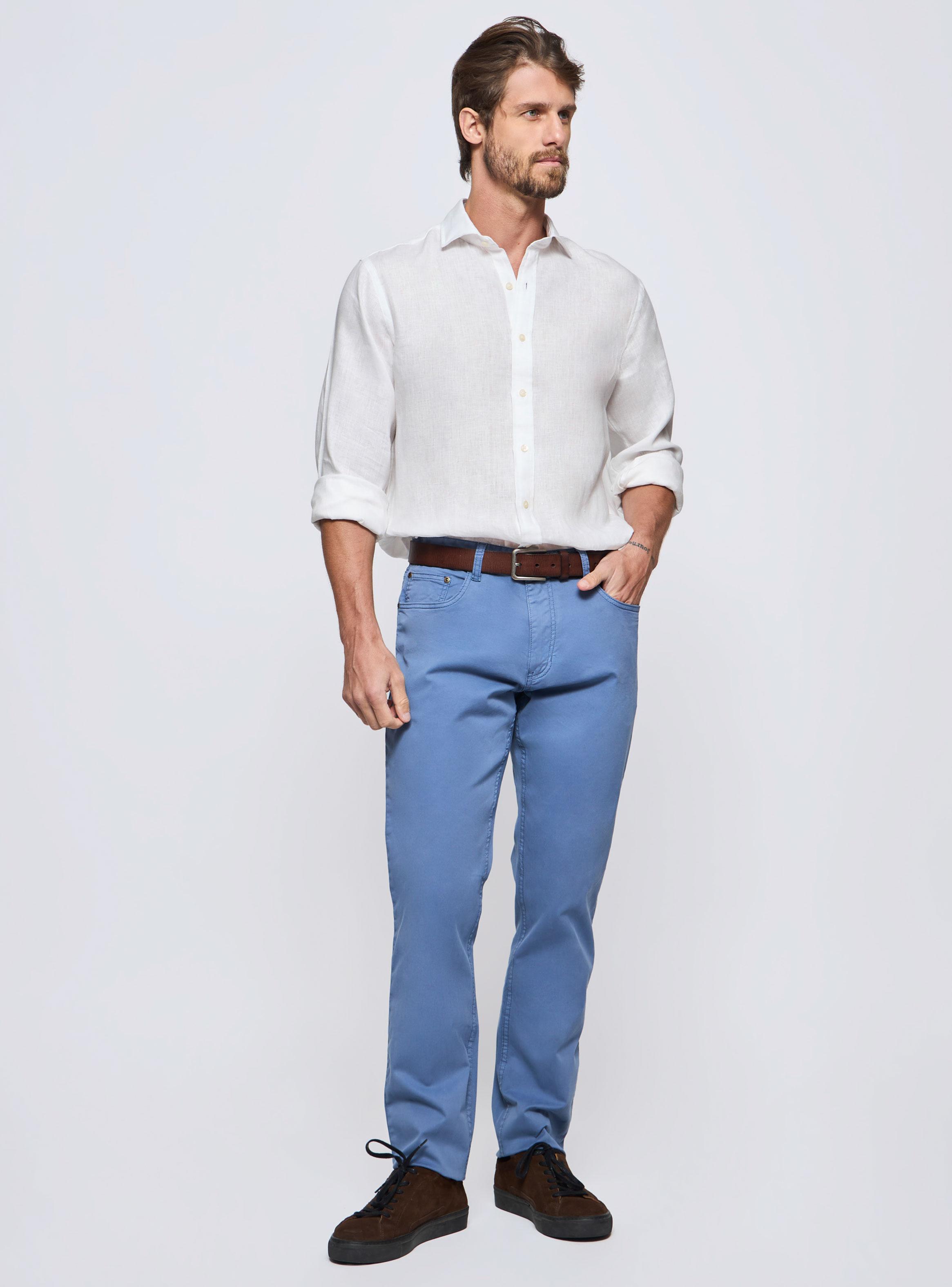 Camisa Lino Sin Bolsillo-3