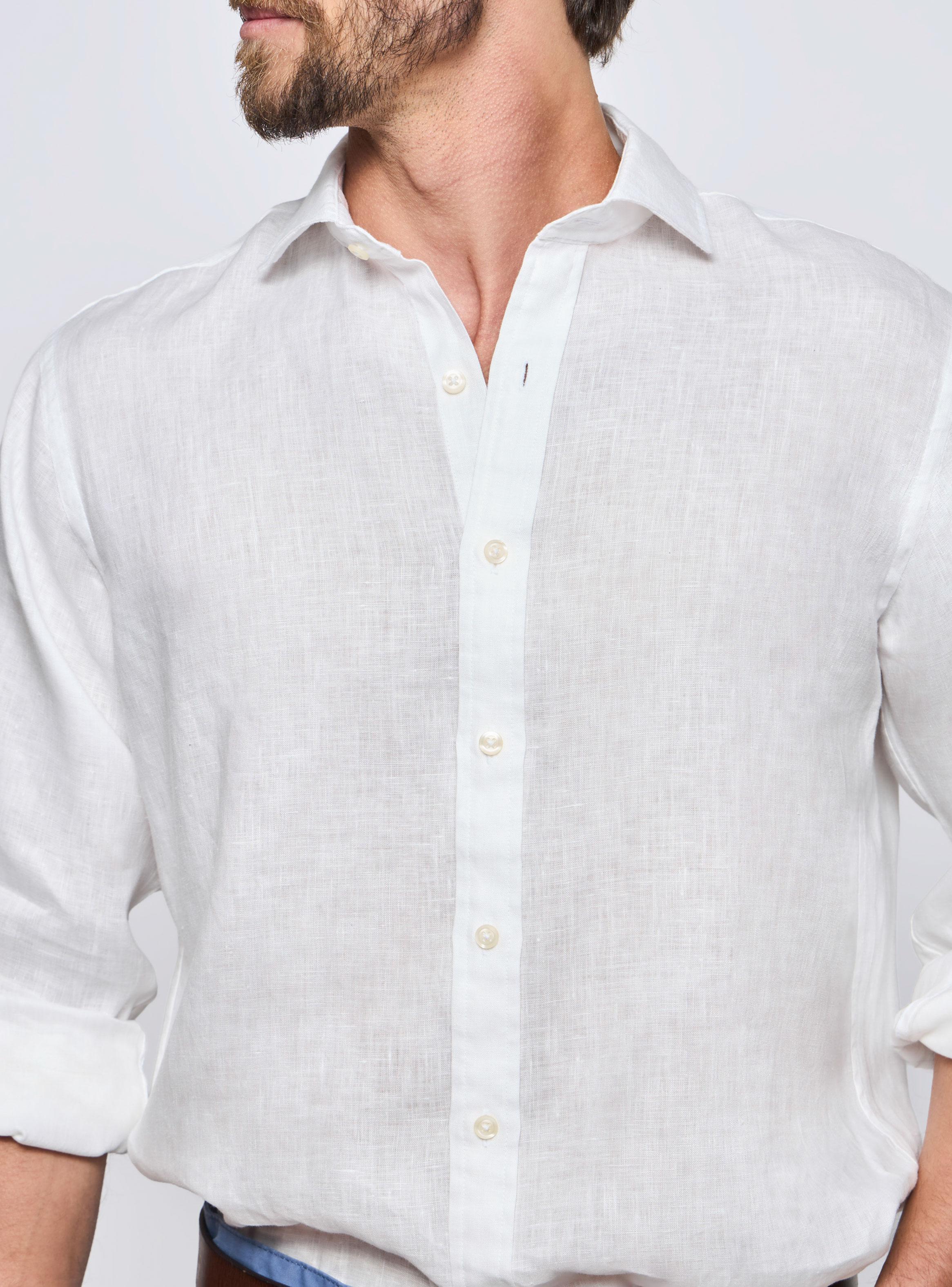 Camisa Lino Sin Bolsillo-2
