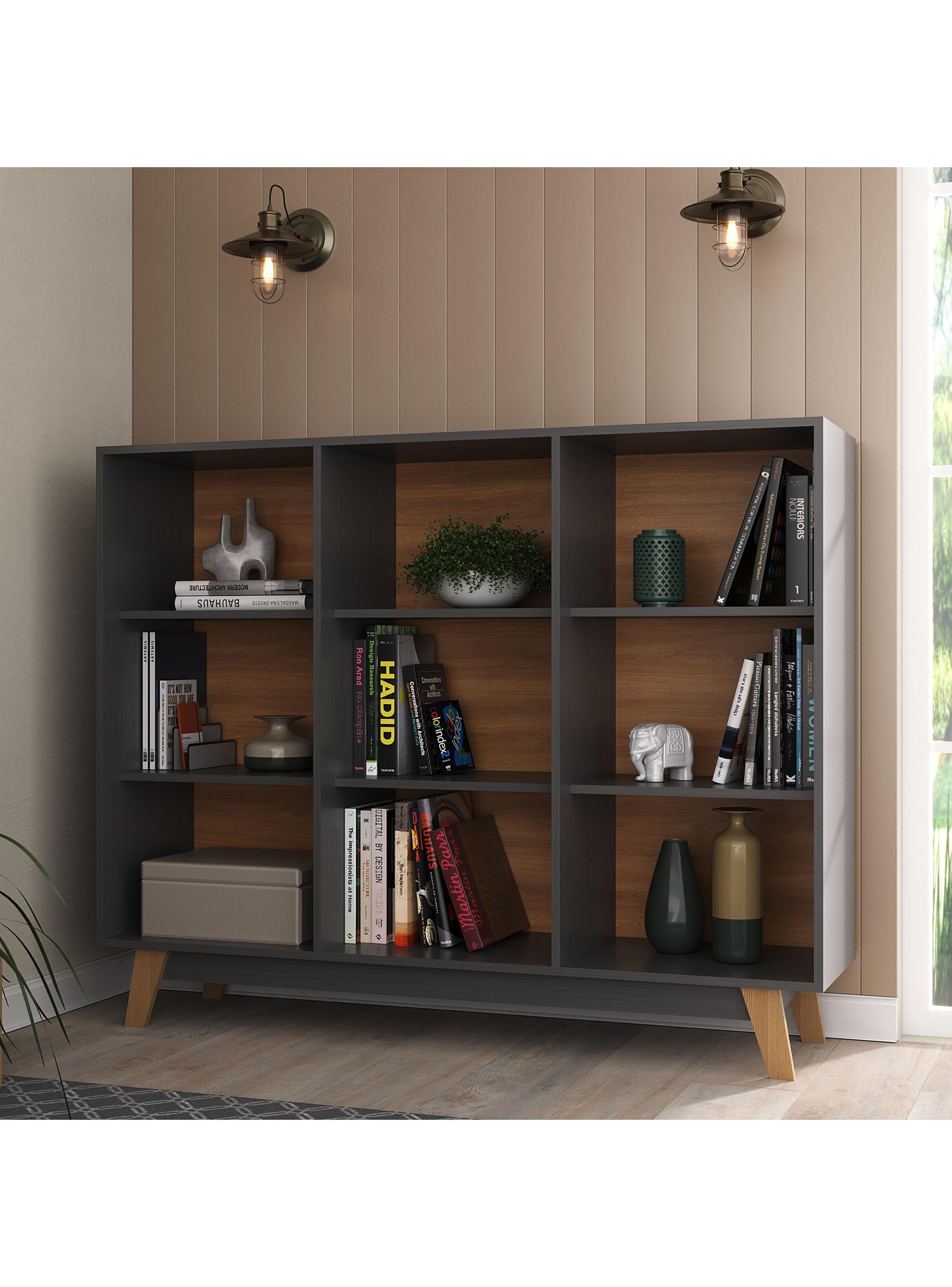 Librero Dina 135x39x5 cm-3