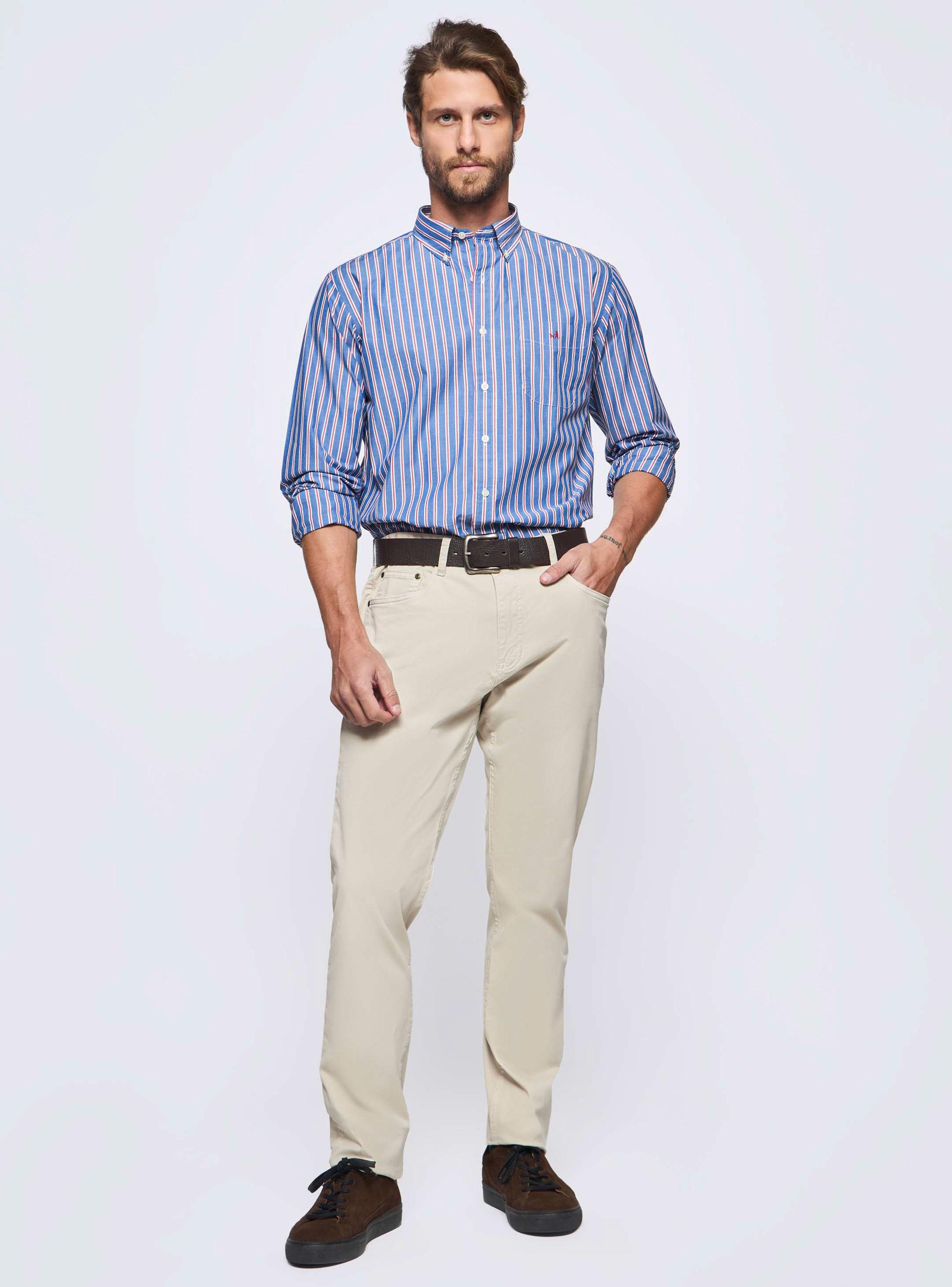 Camisa Casual Print Regular Fit-3