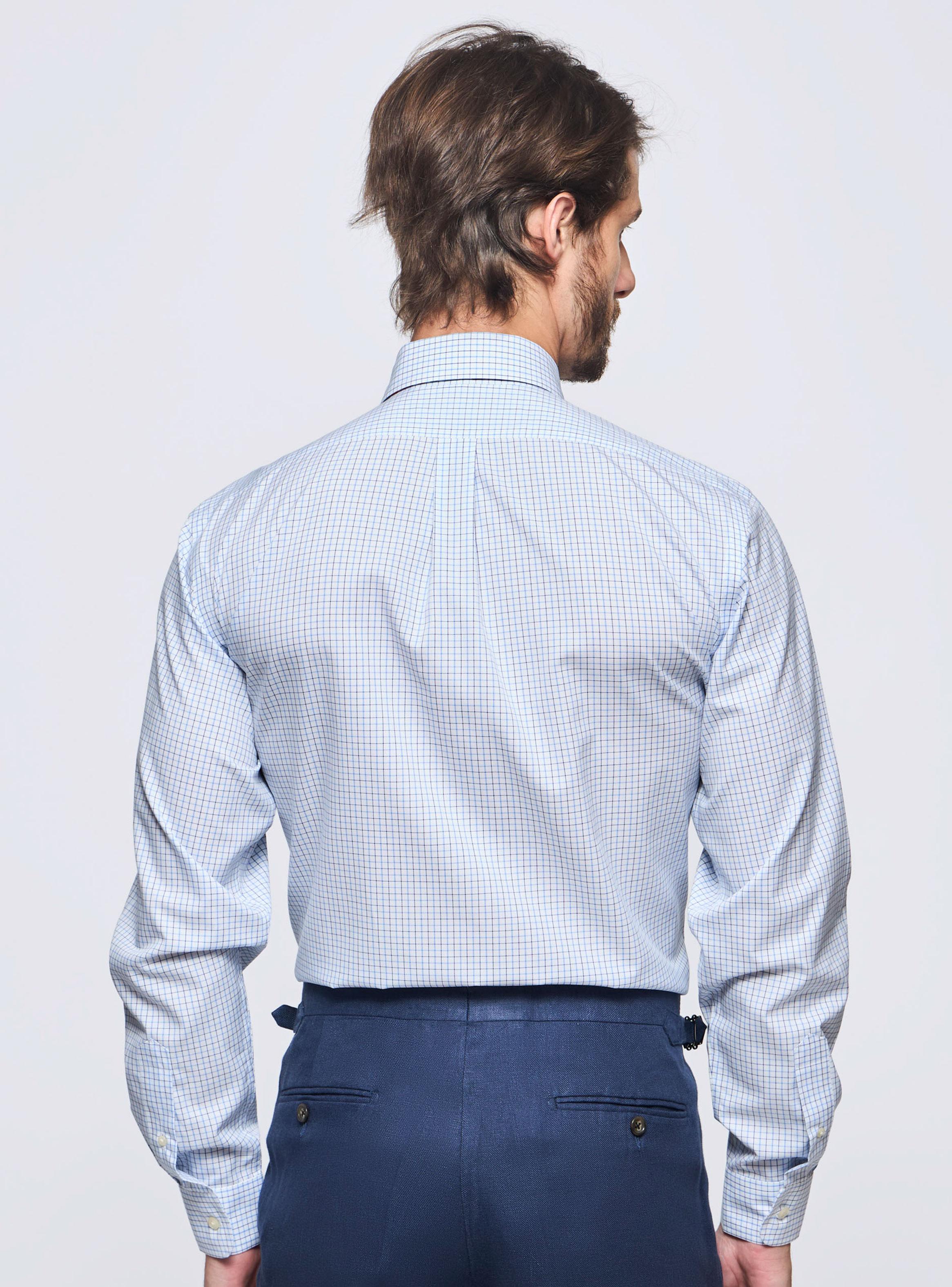 Camisa Vestir Abotonada Algodón-1