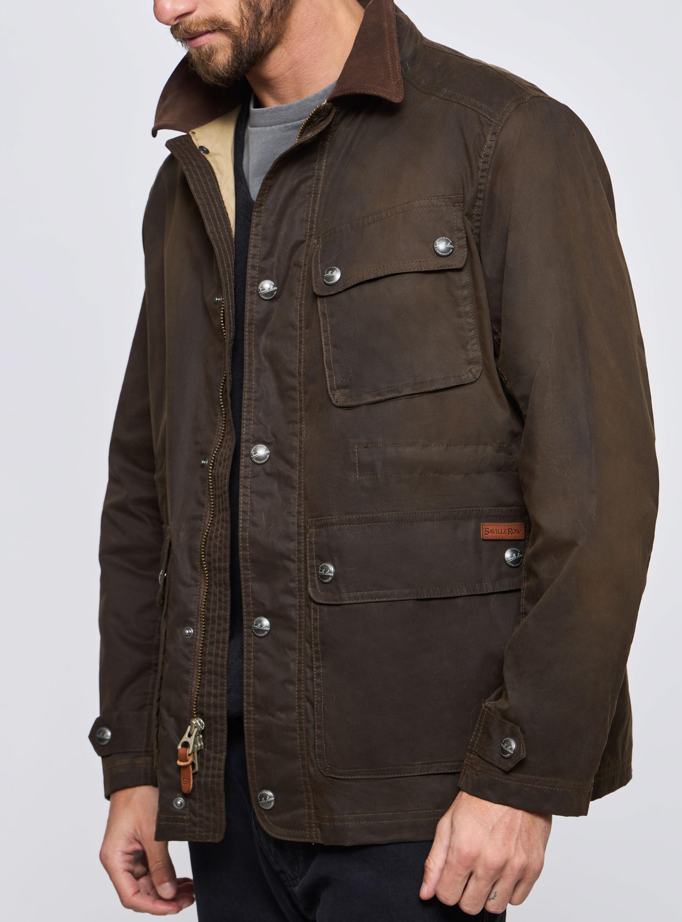 Chaqueta Wax  Row Casaca-2