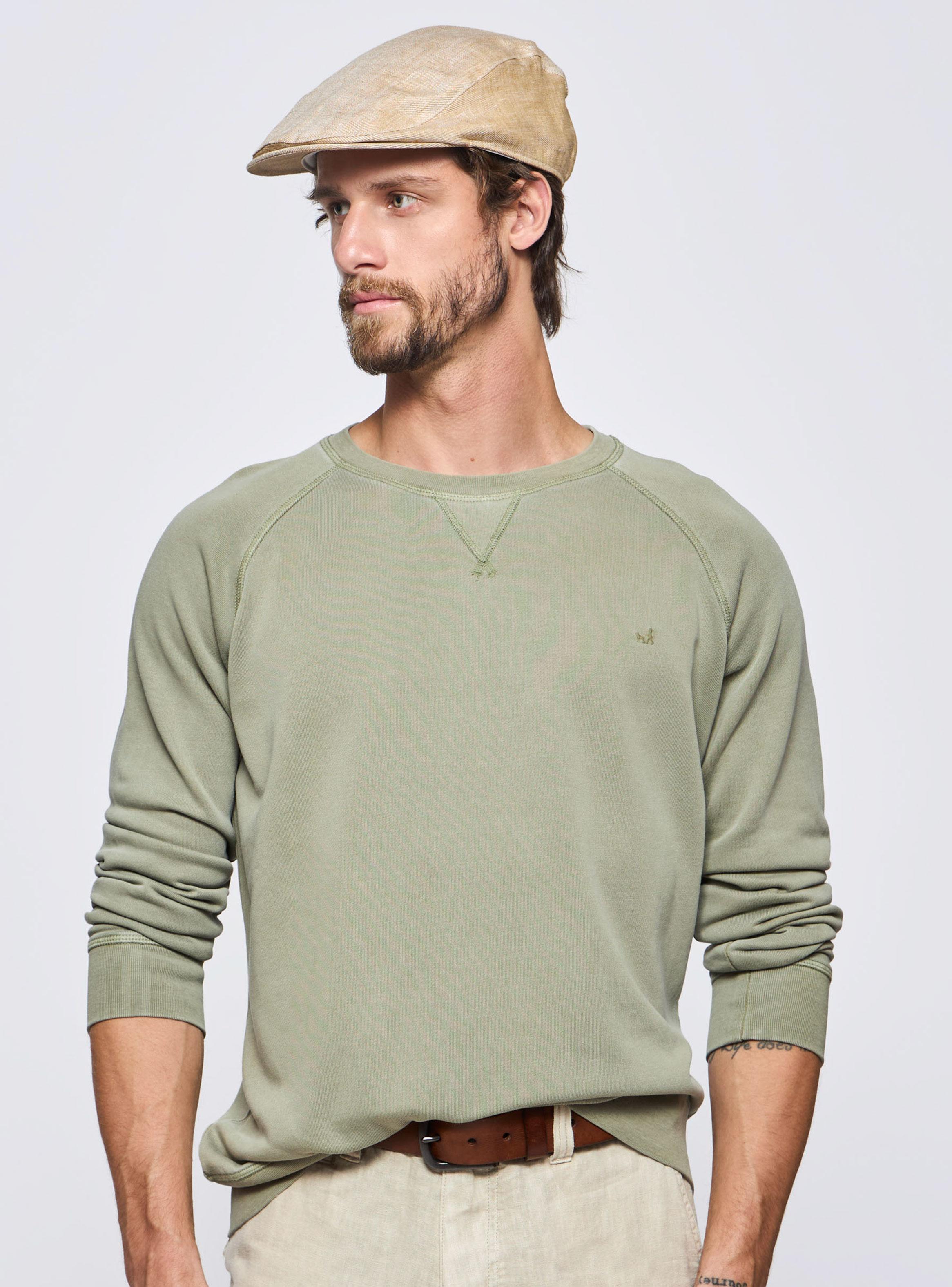 Polerón Manga Larga Regular Fit Cuello Redondo-0