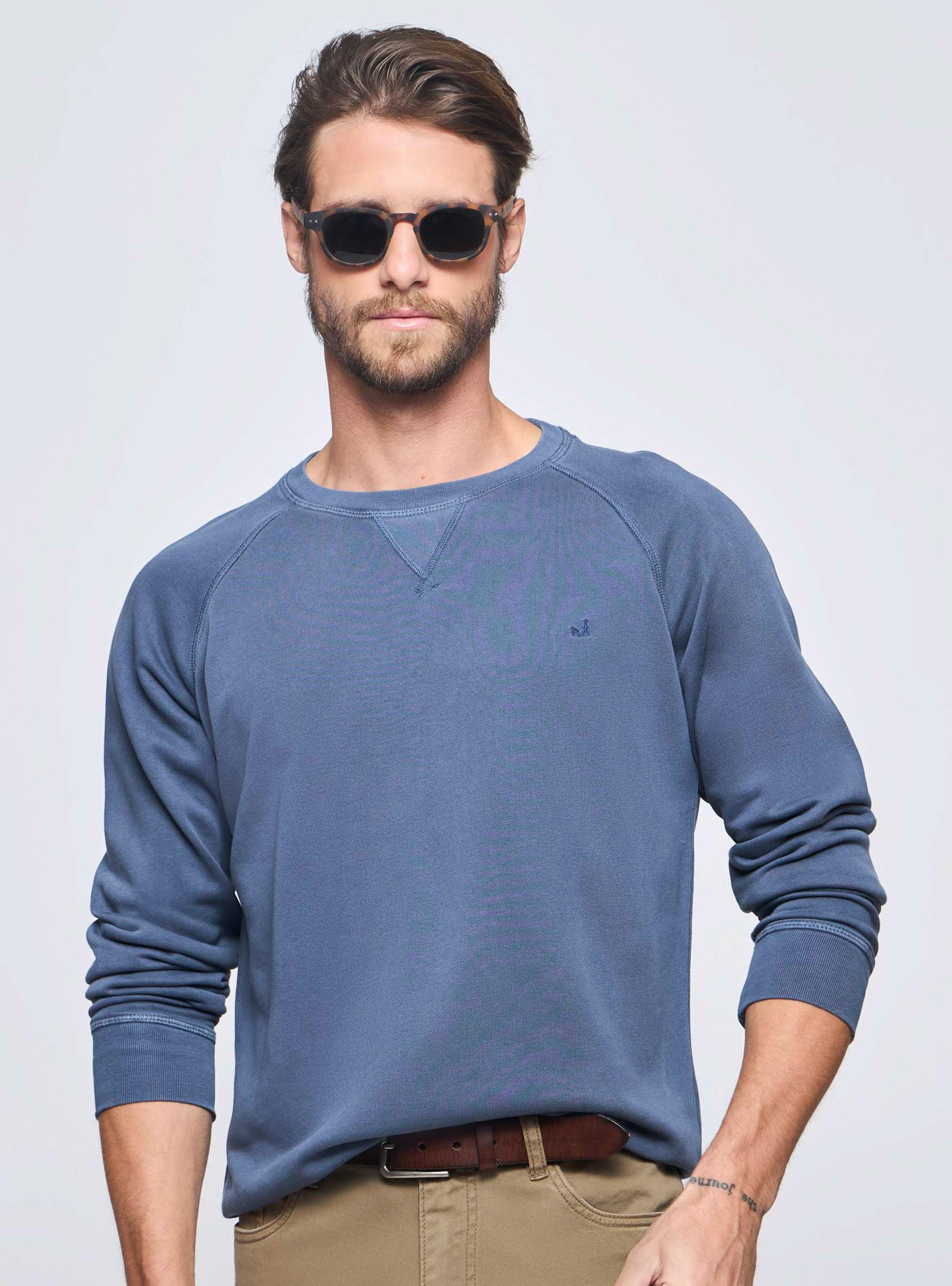 Polerón Manga Larga Regular Fit Cuello Redondo-0