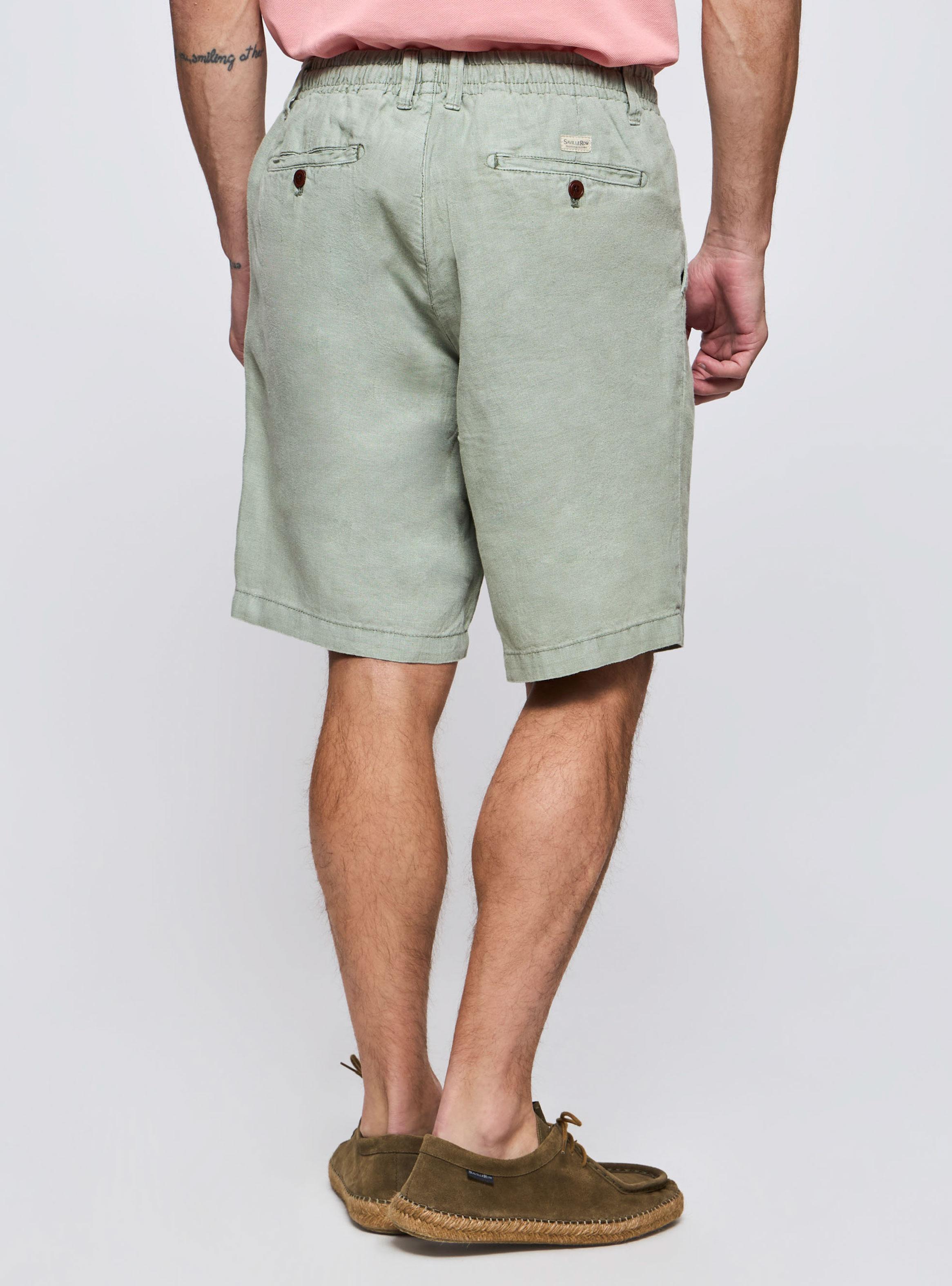 Bermuda Confeccionado en Lino-1