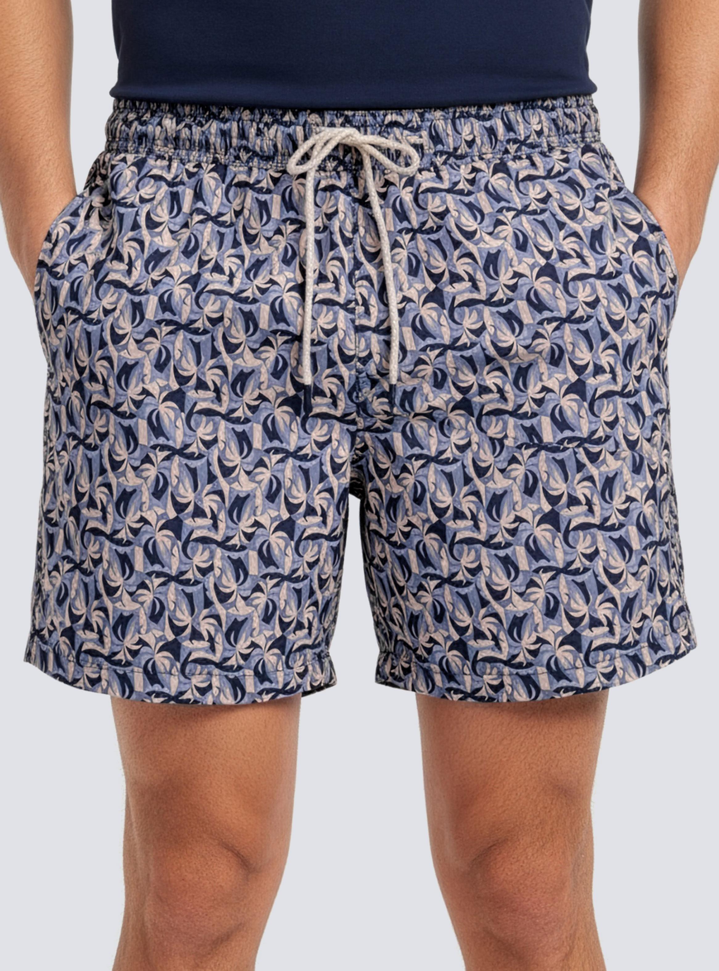 Traje de Baño Estampado Quick Dry Clásico-2