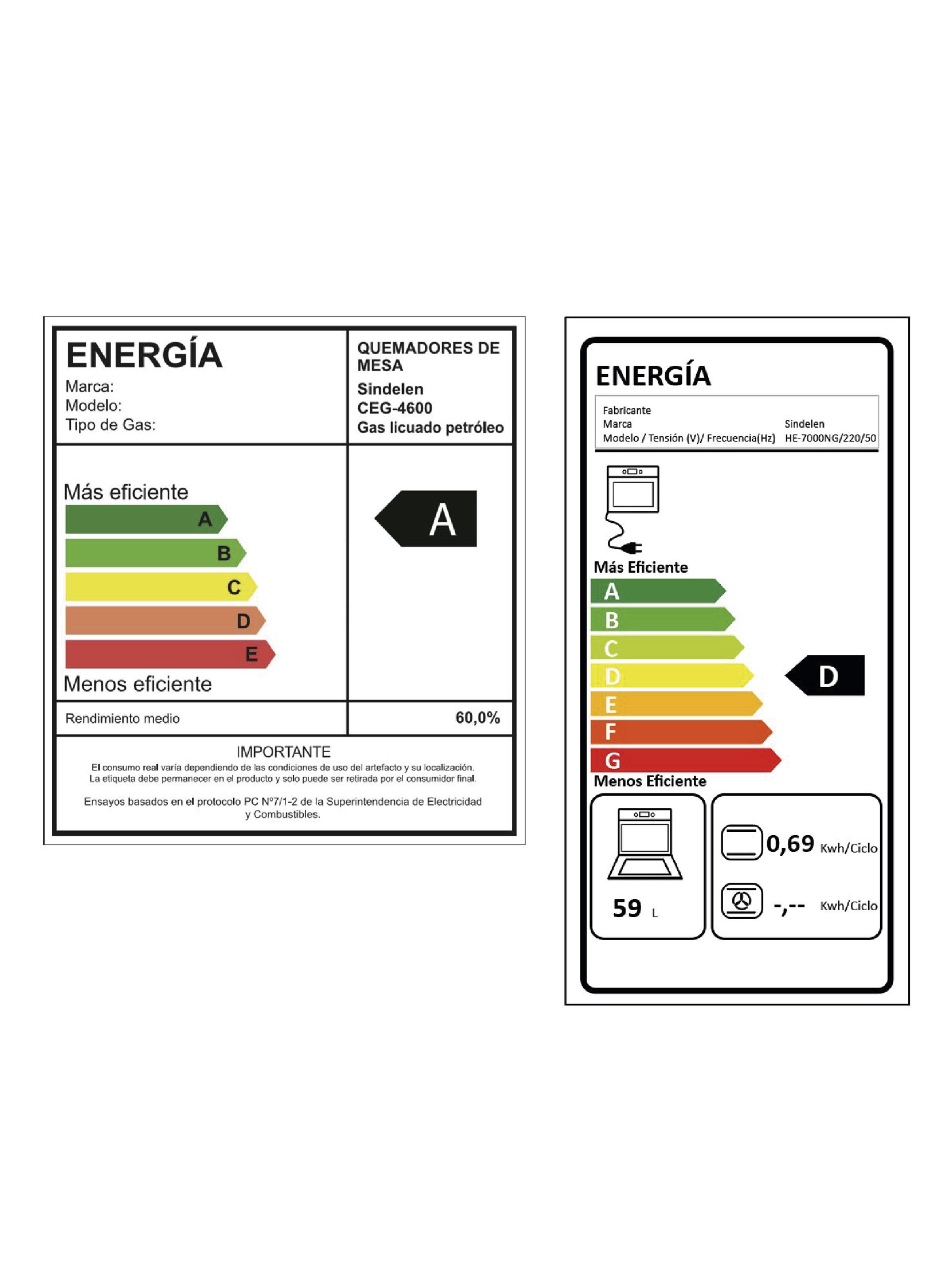 Kit Empotrable 157 Campana CA-606NG + Encimera a Gas CEG-4600 + Horno Empotrable HE-7000NG-6