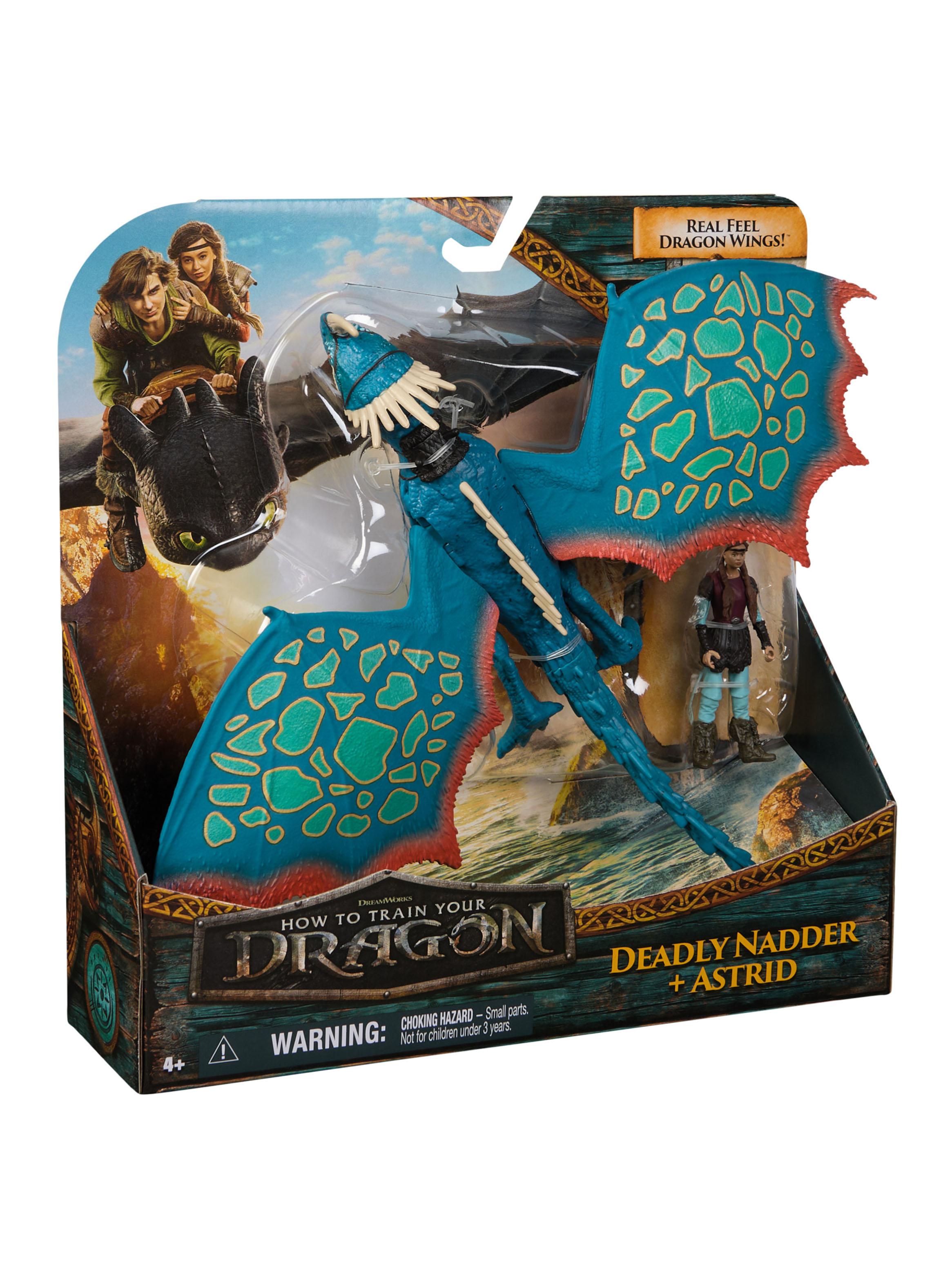 Figura de Acción Dragon Deadly Nadder + Astrid-4