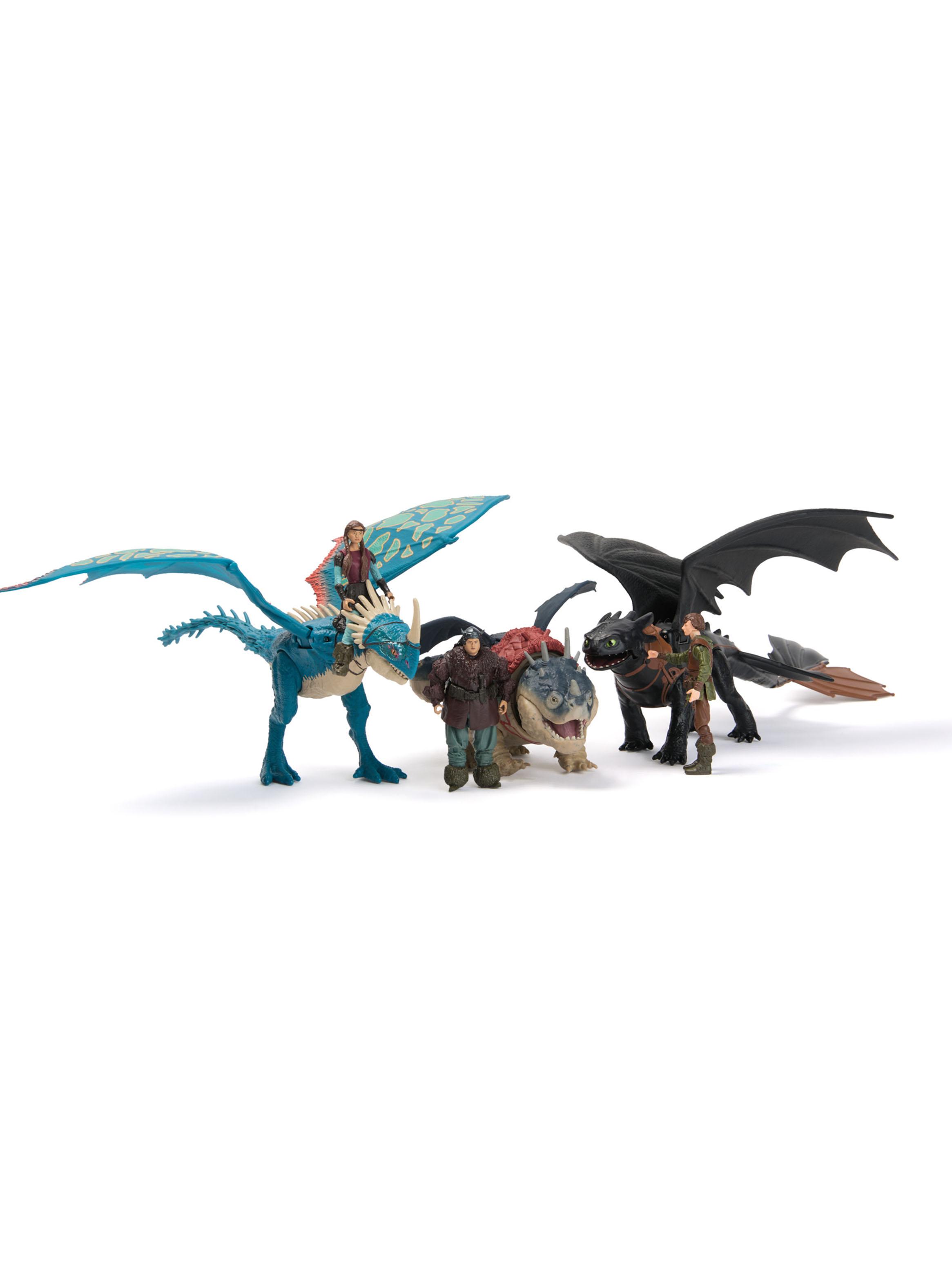 Figura de Acción Dragon Deadly Nadder + Astrid-5