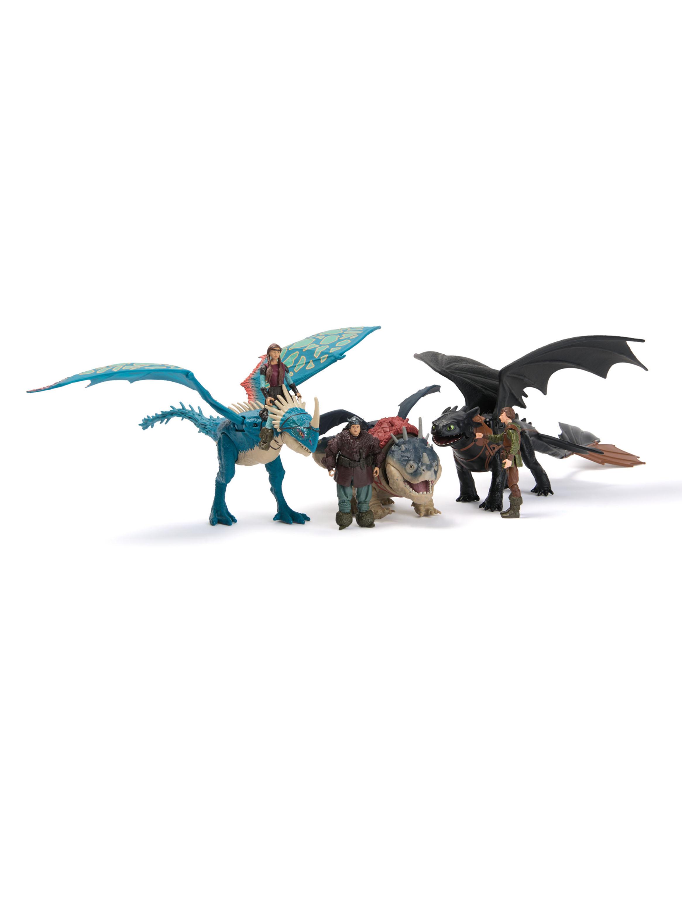 Figura de Acción Dragon Toothless + Hiccup-5