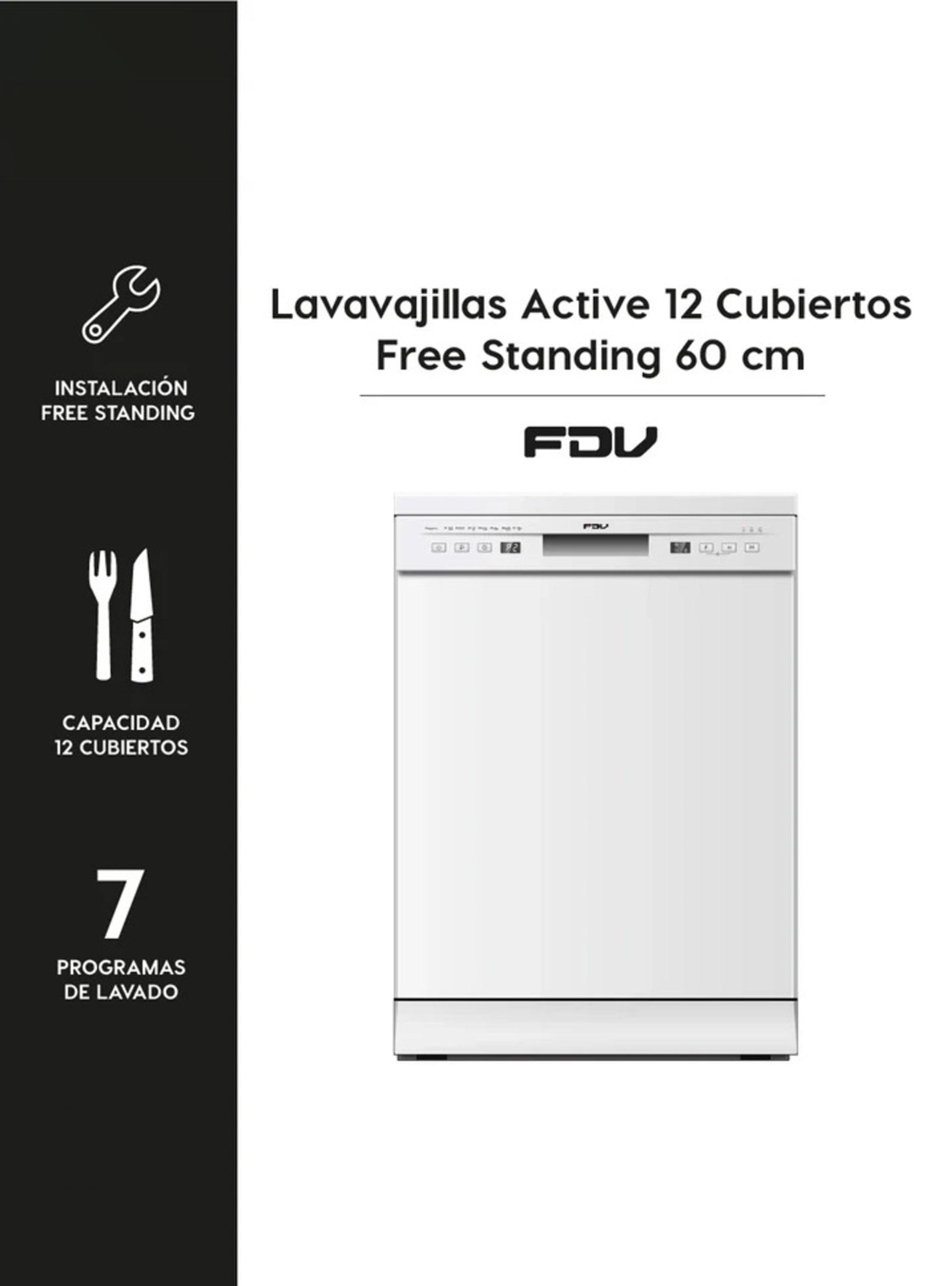 Lavavajillas Active 12 Cubiertos Free Standing 14580-2