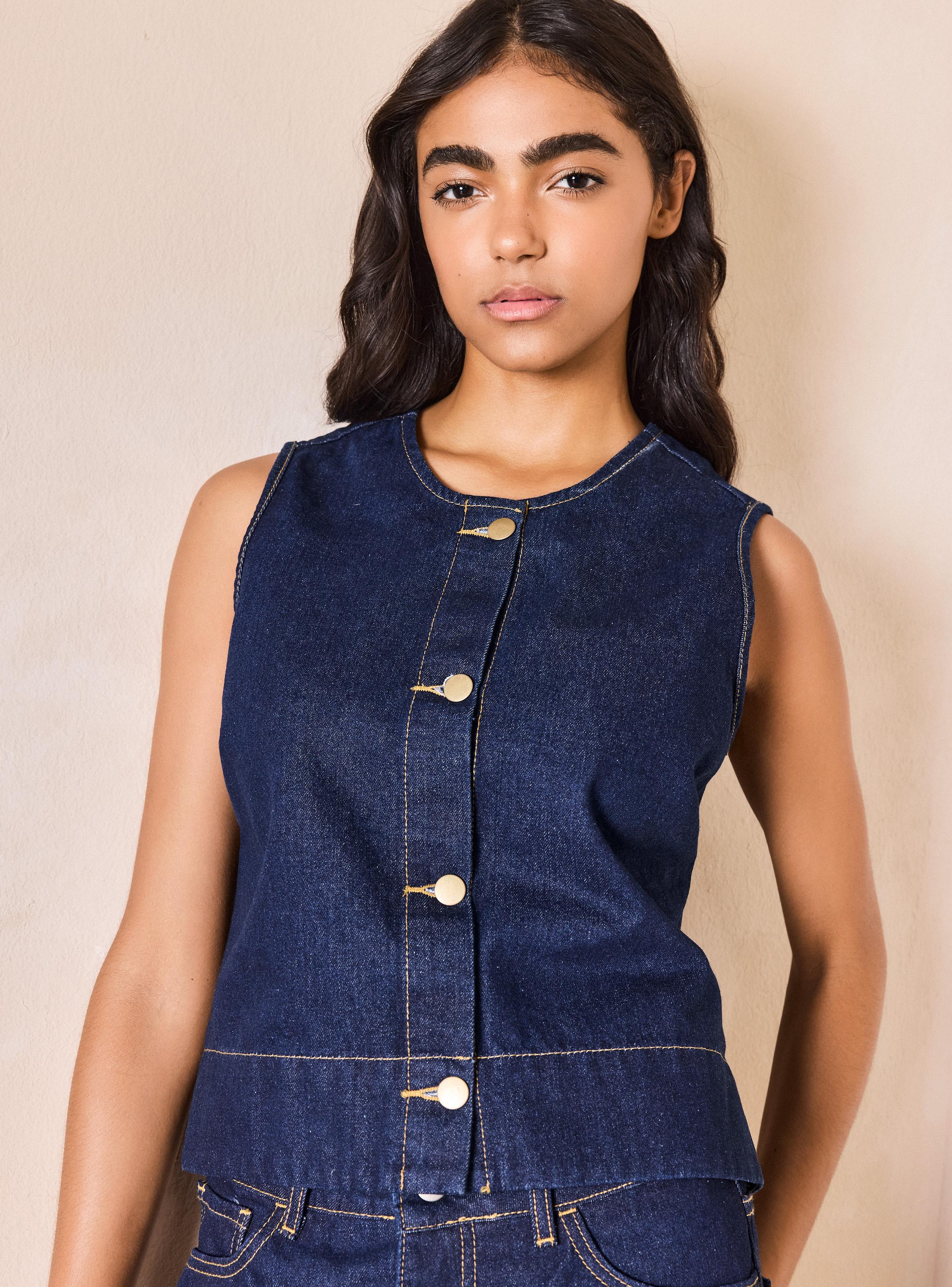 Chaqueta Vest sin Mangas-2