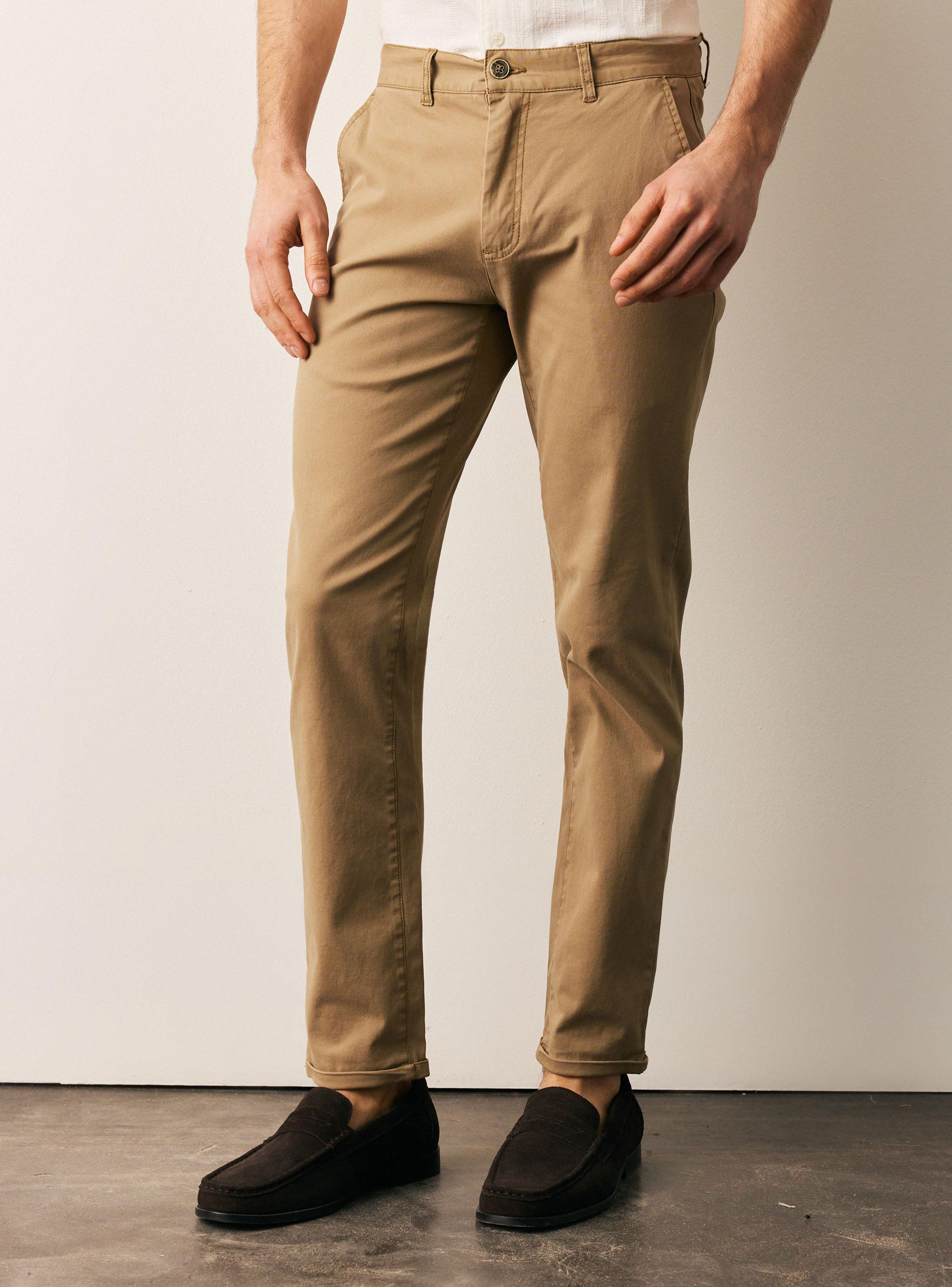 Pantalón Chino Skinny Básico-0