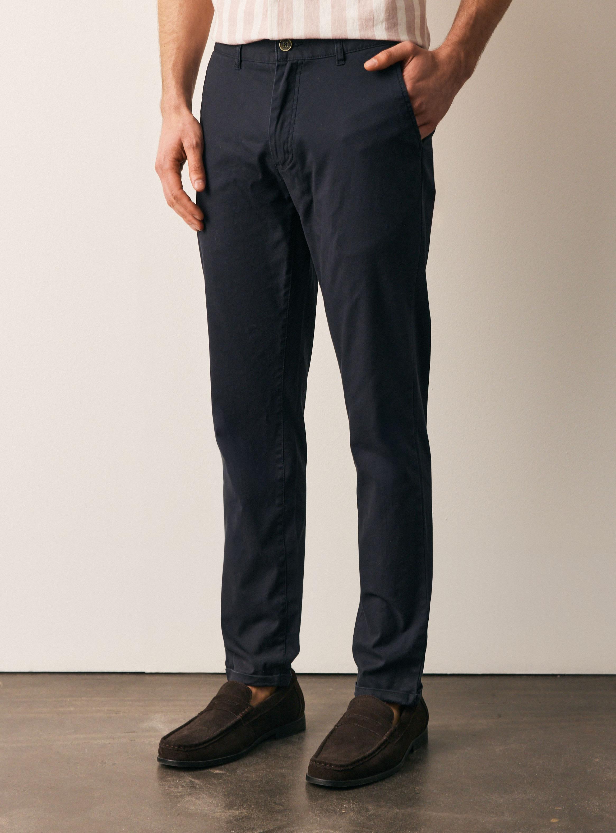 Pantalón Chino Skinny Básico-0