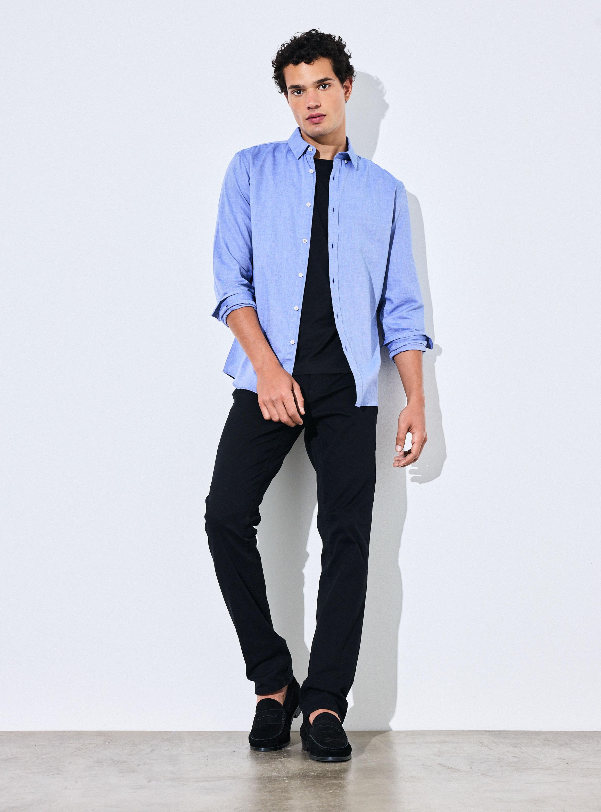 Pantalón 5 Bolsillos Básico Slim Fit-4