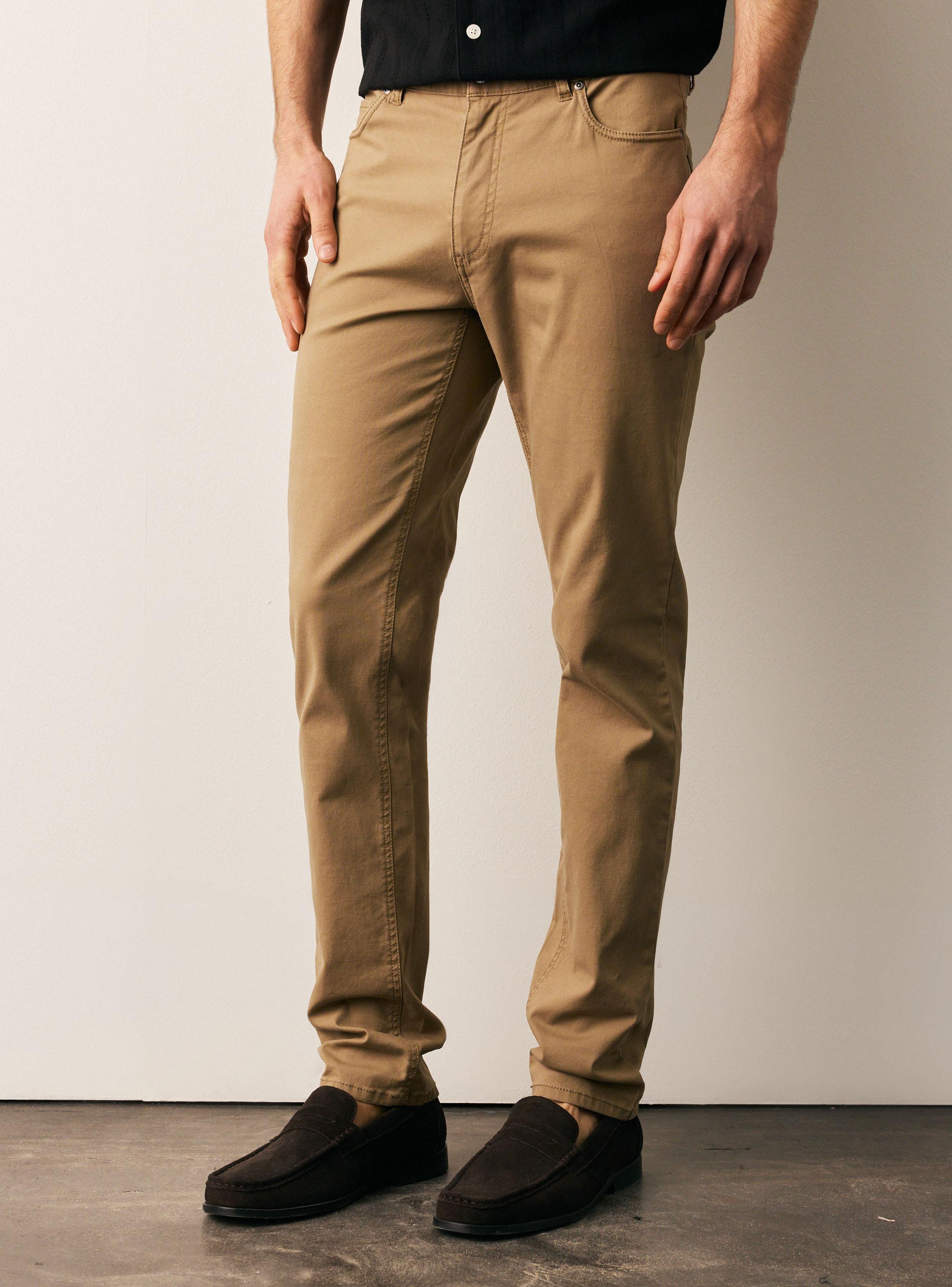 Pantalón 5 Bolsillos Básico Slim Fit-0