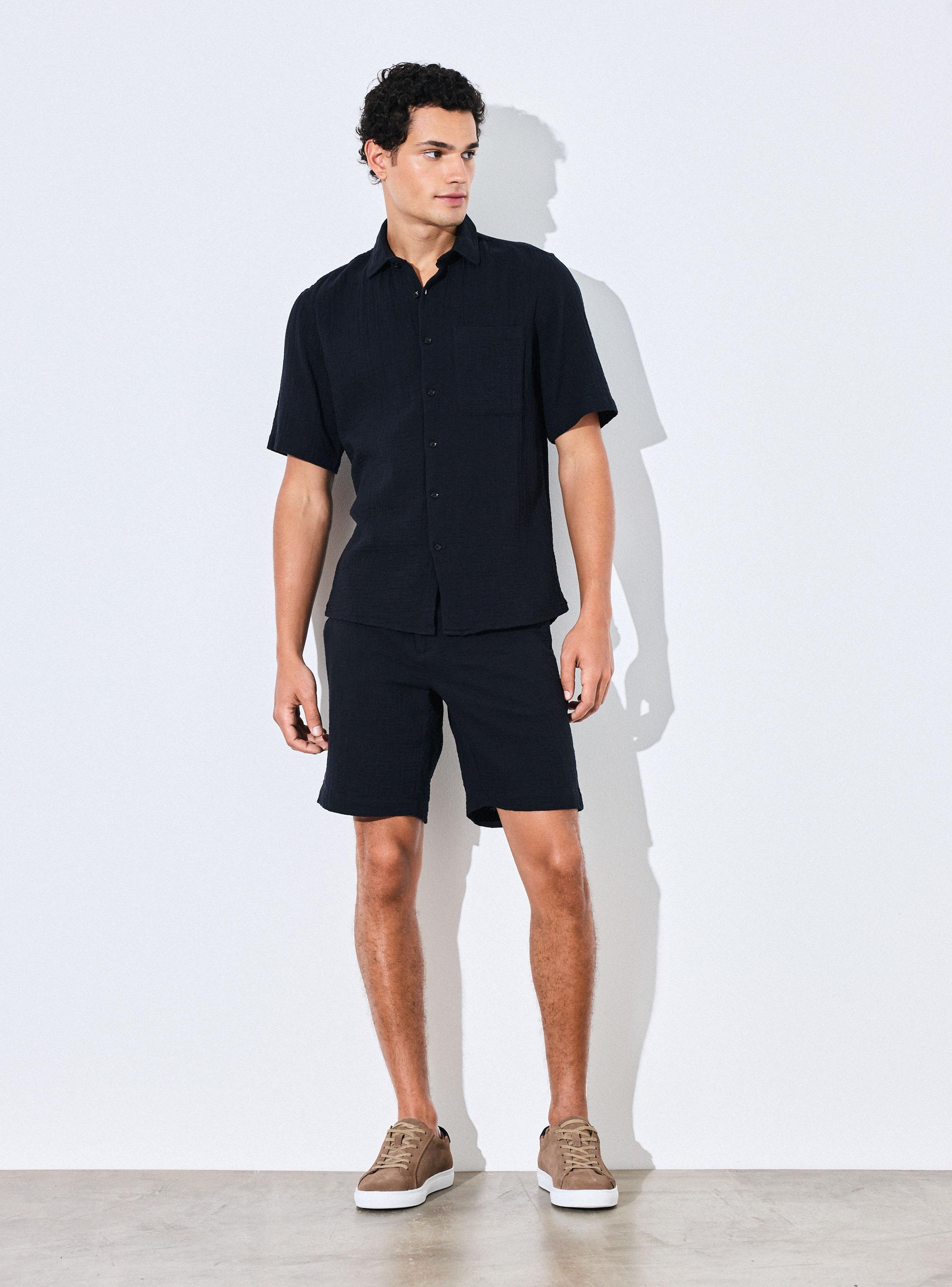 Camisa Manga Corta con Bolsillo-4