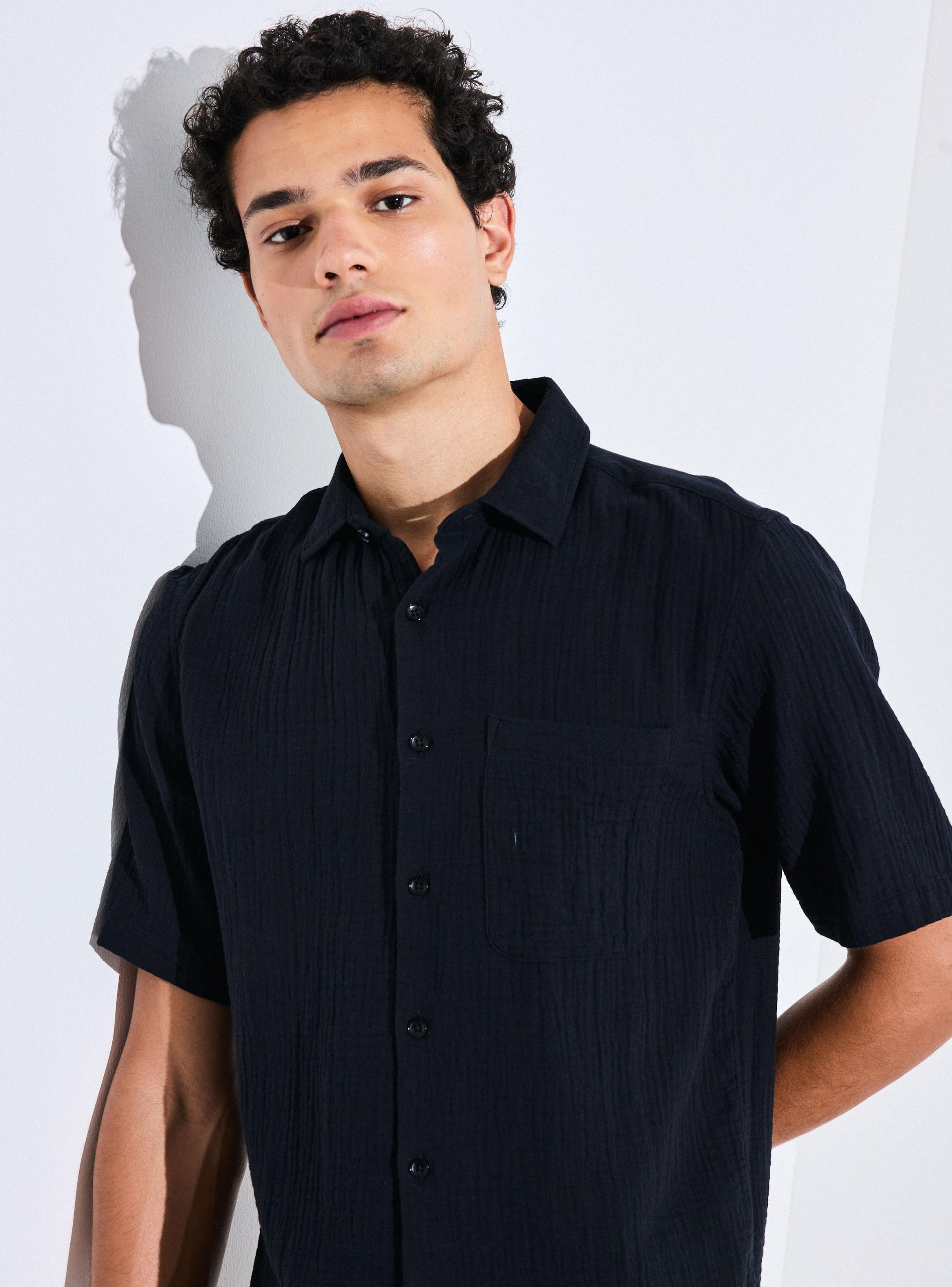 Camisa Manga Corta con Bolsillo-3