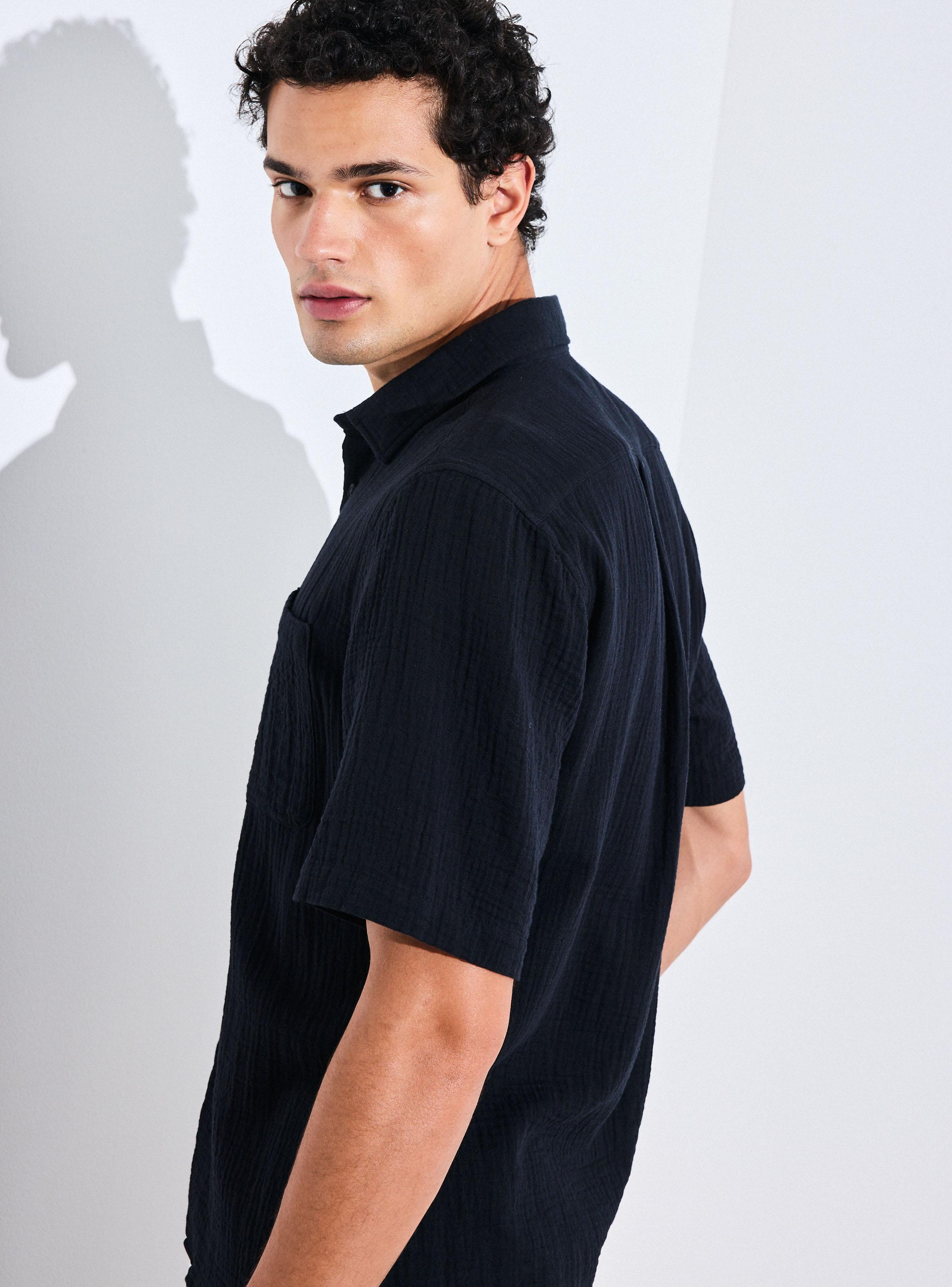 Camisa Manga Corta con Bolsillo-2