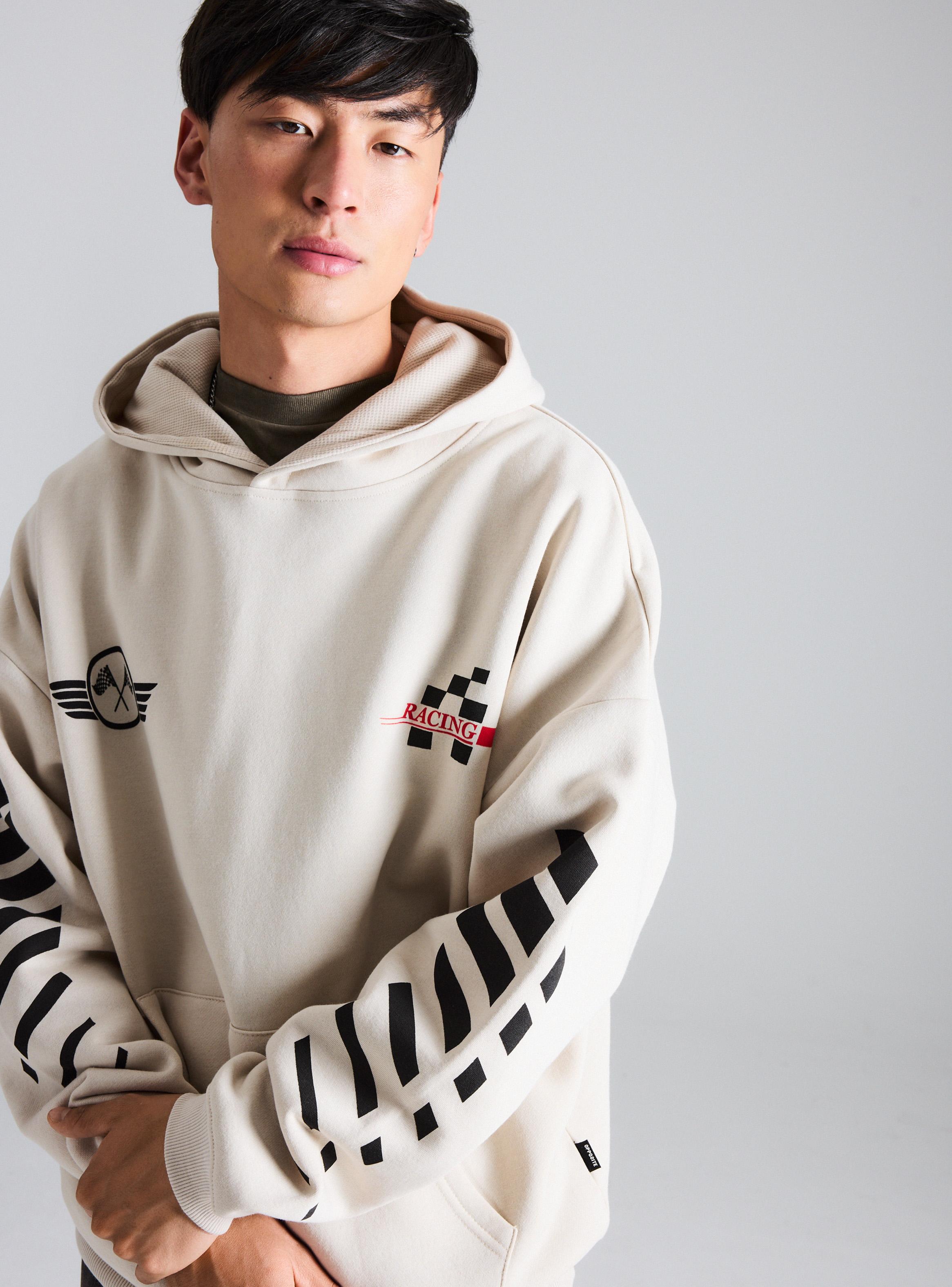 Polerón Capucha Estampado Boxy Fit-2