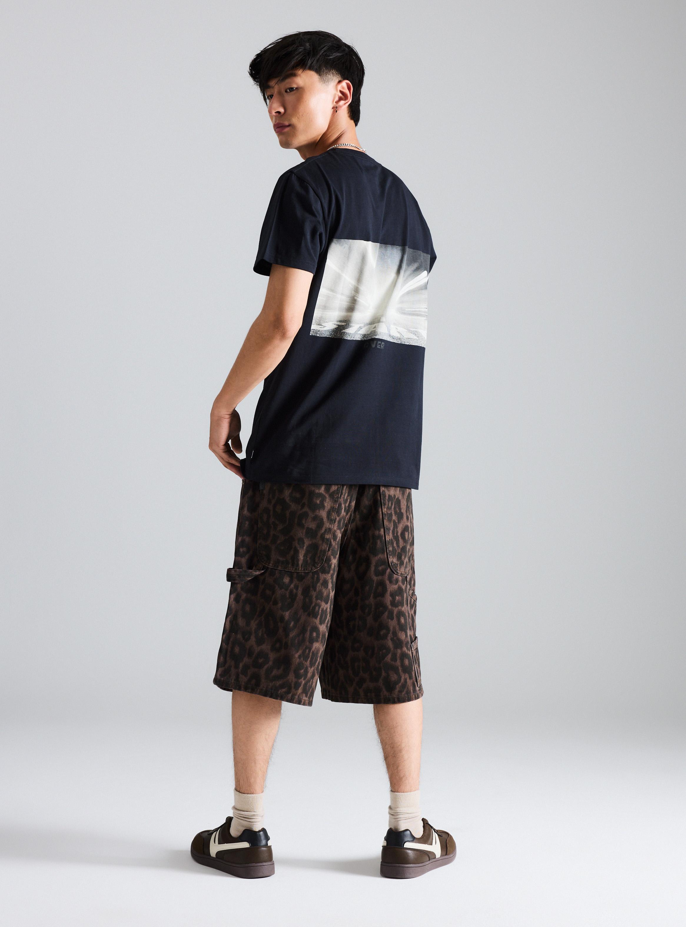 Bermuda Print Leopardo Carpenter Fit-5