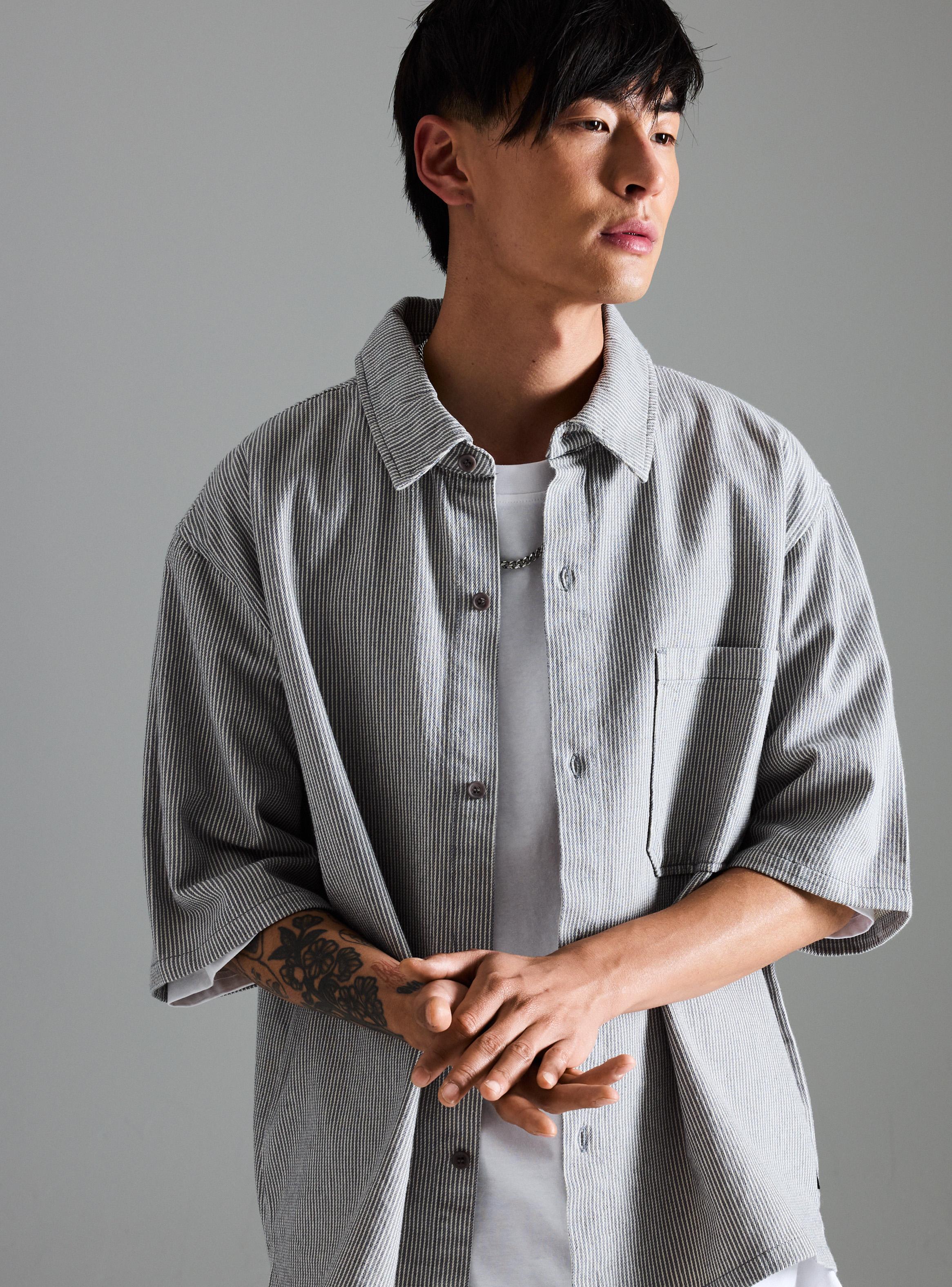 Camisa Sólido Boxy Fit-2