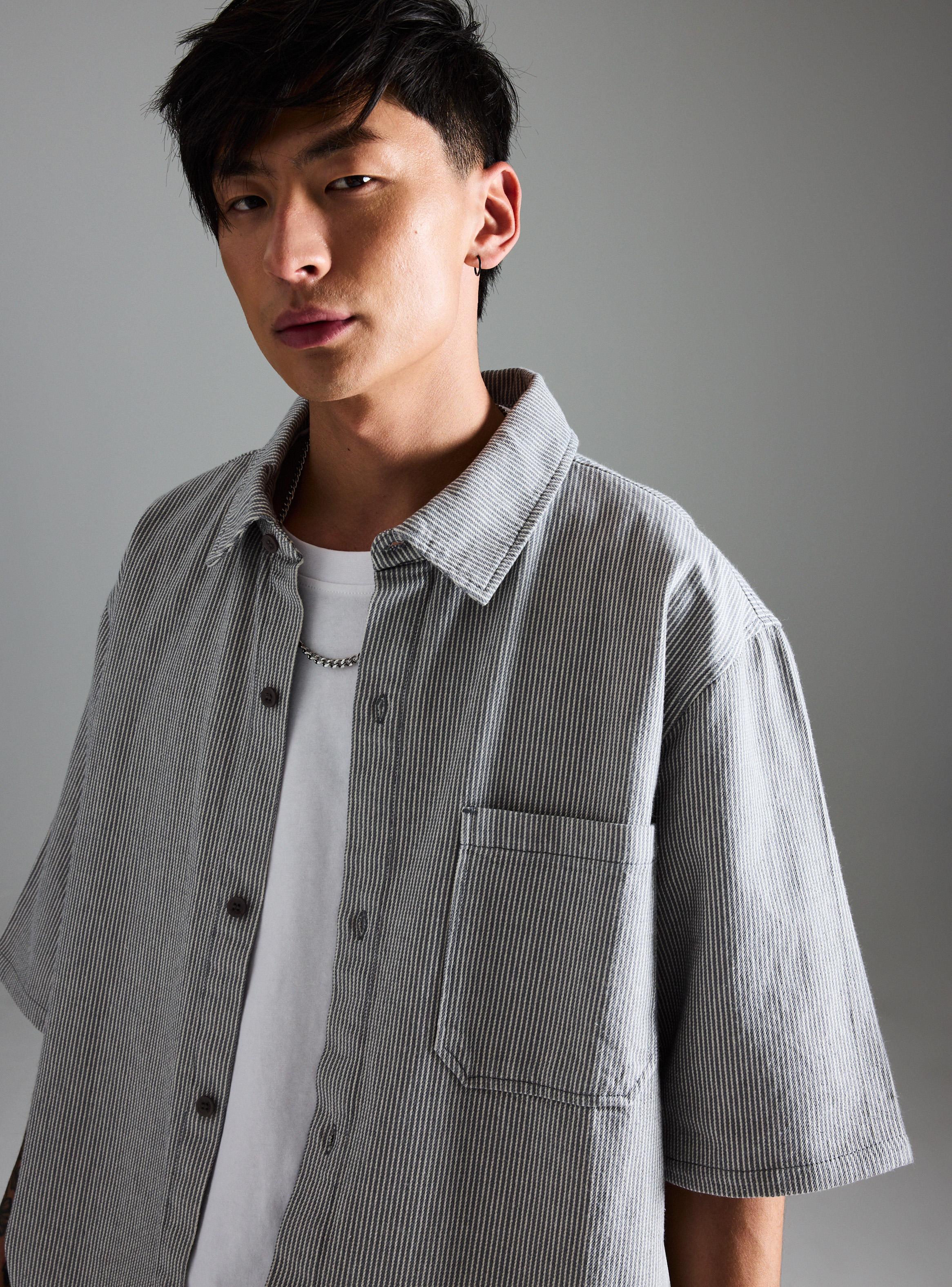 Camisa Sólido Boxy Fit-3