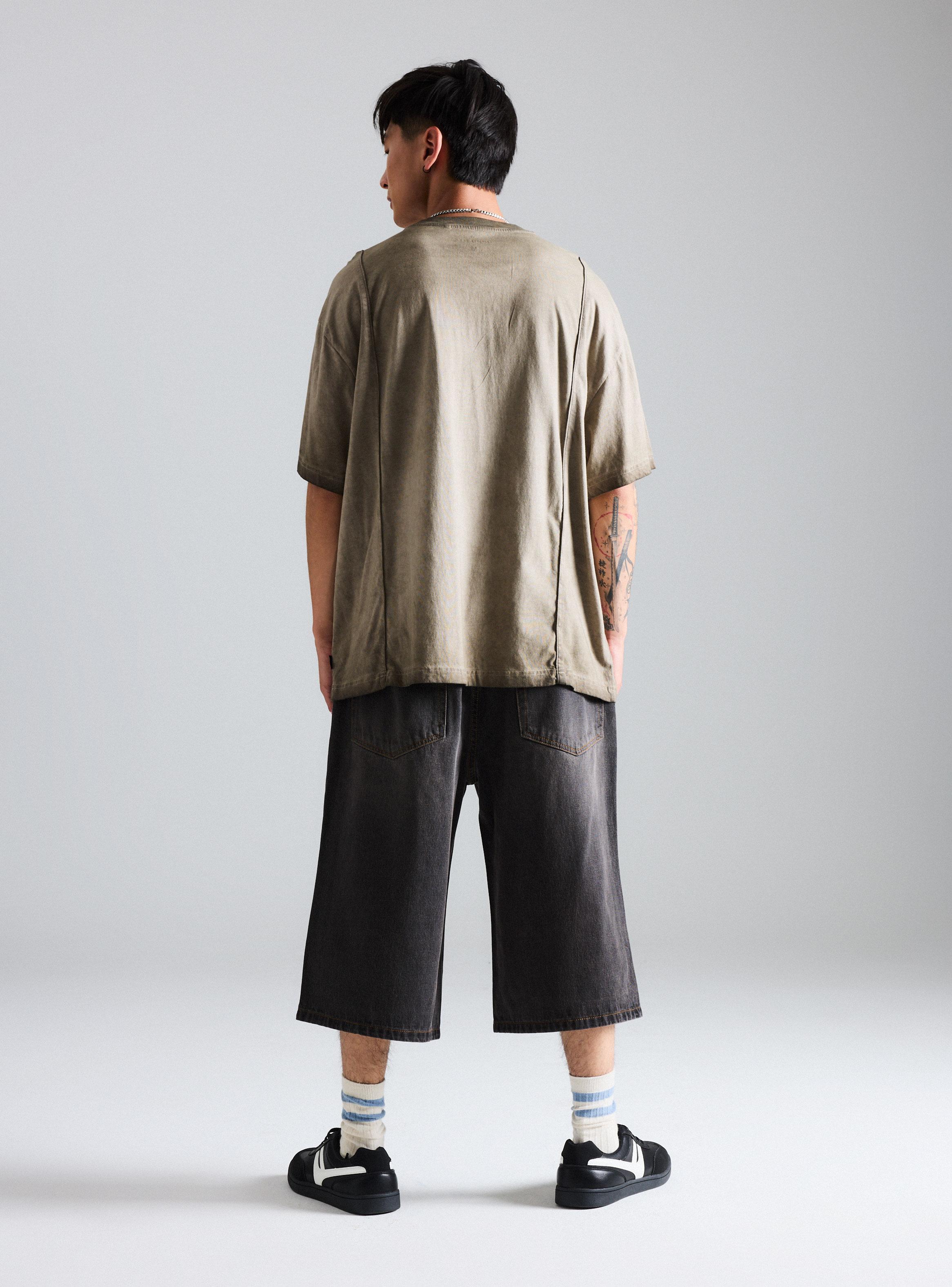 Bermuda Desgastada Loose Fit-5