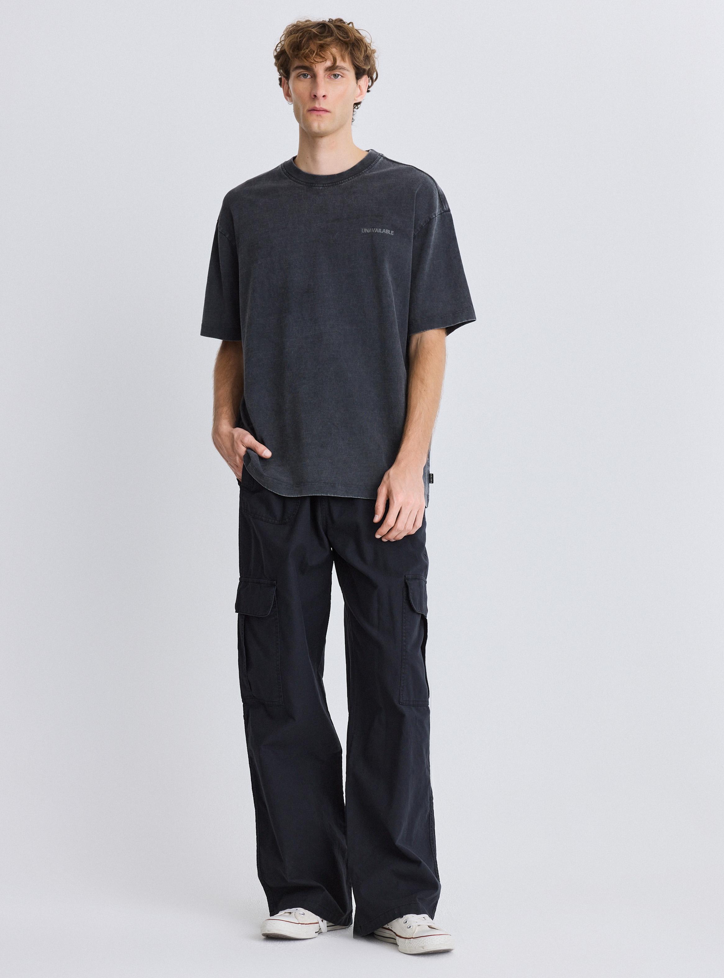 Pantalón Cargo Tiro Medio-4