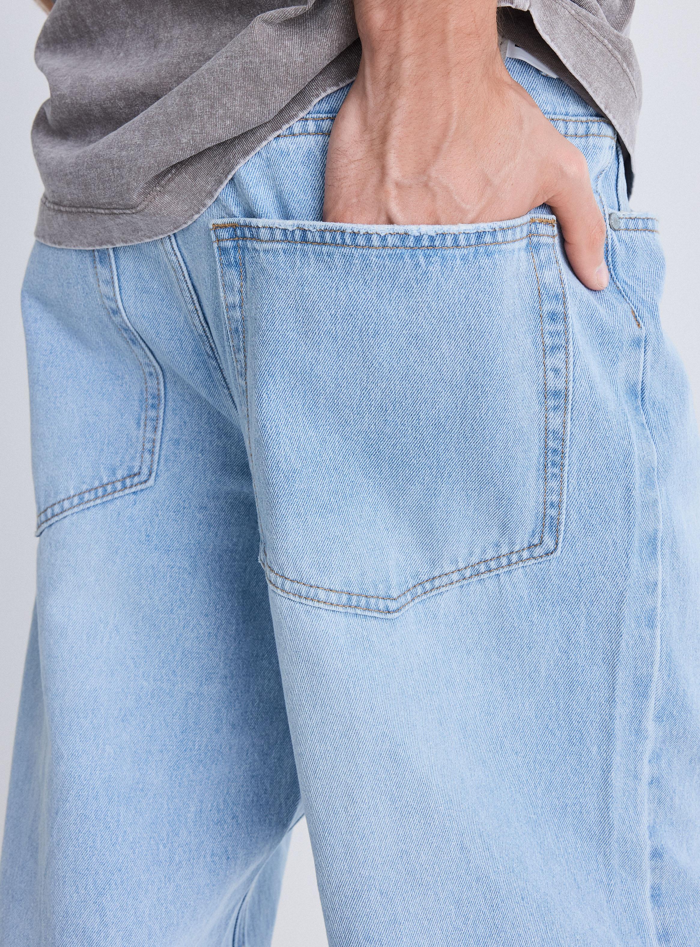 Jeans Algodón Baggy Tiro Medio-3