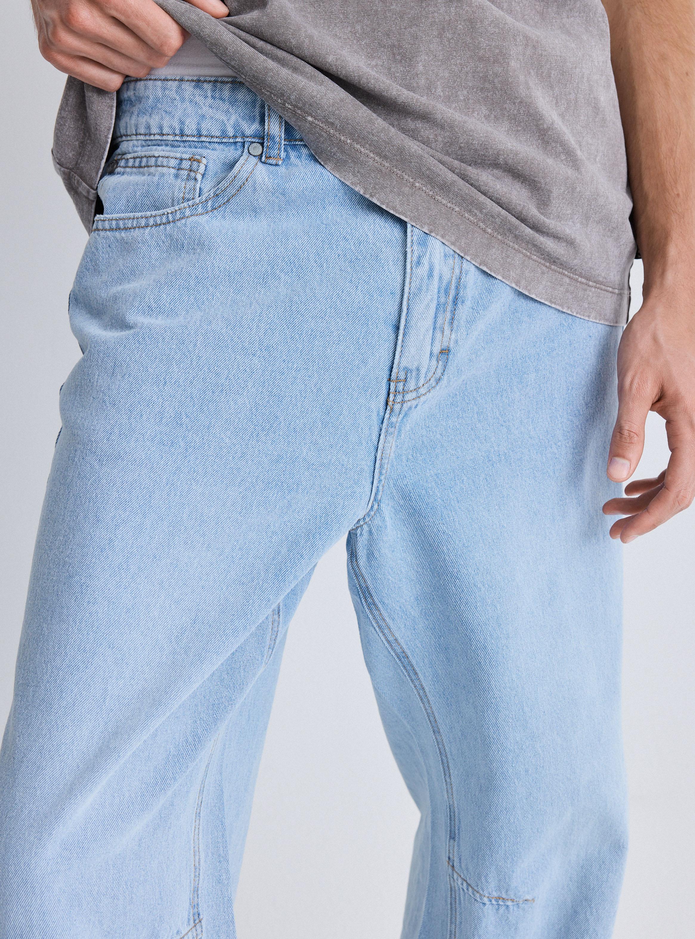 Jeans Algodón Baggy Tiro Medio-2