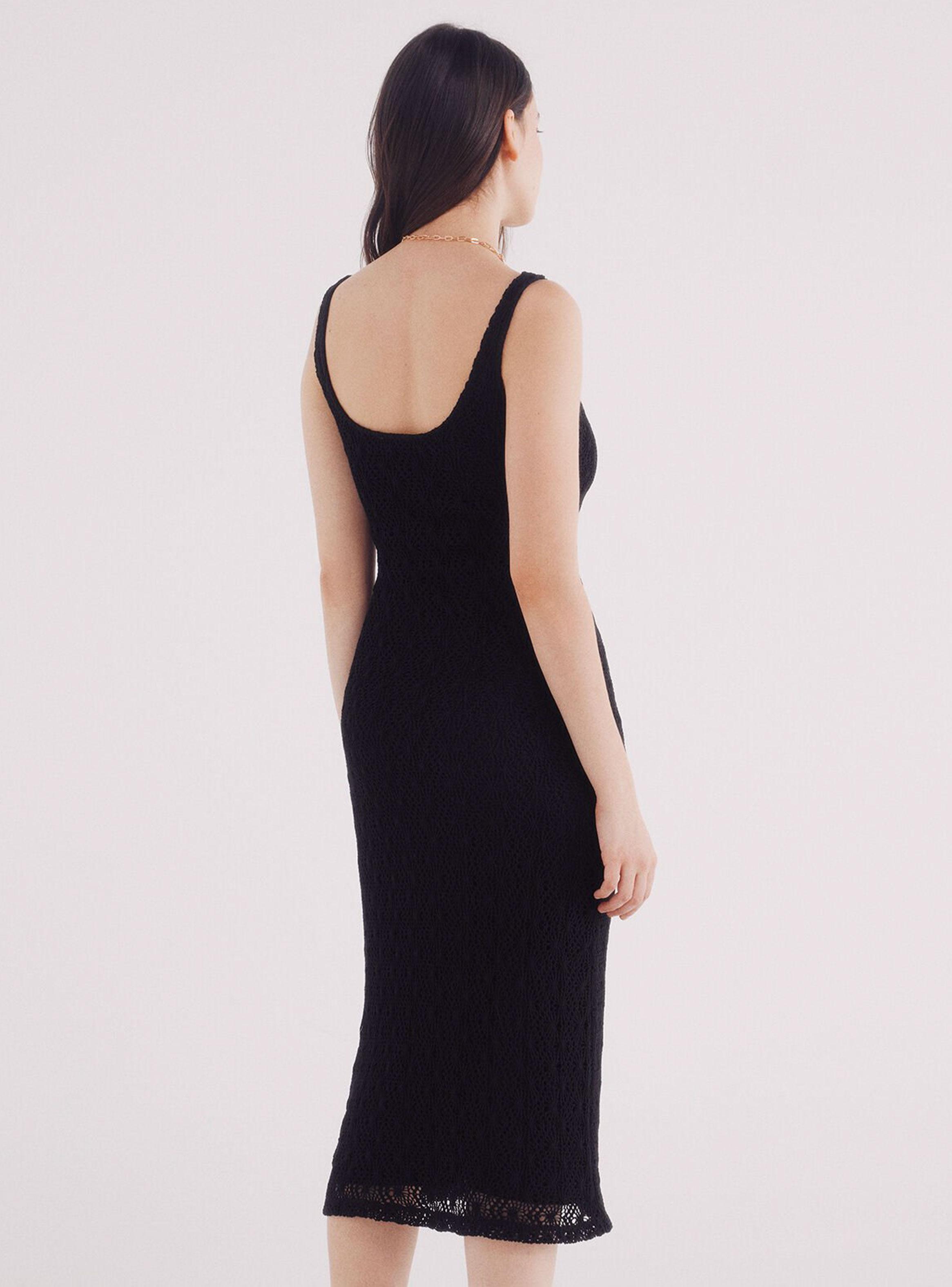 Vestido Midi Crochet-1