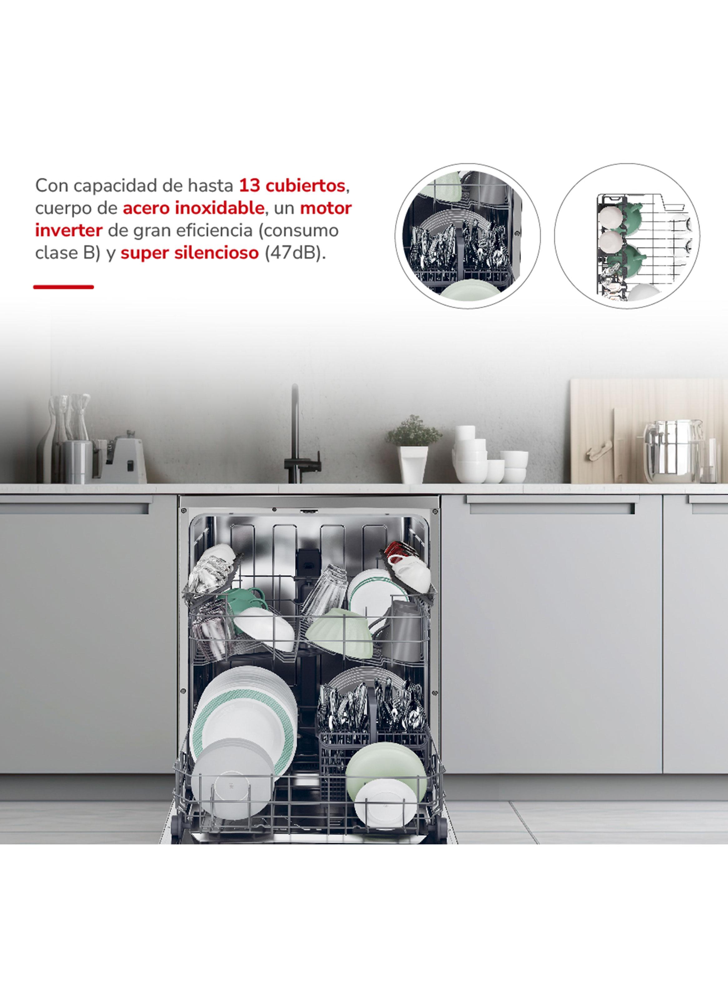 Lavavajillas 13 Cubiertos Inox Silver TH-DW13Ci-4