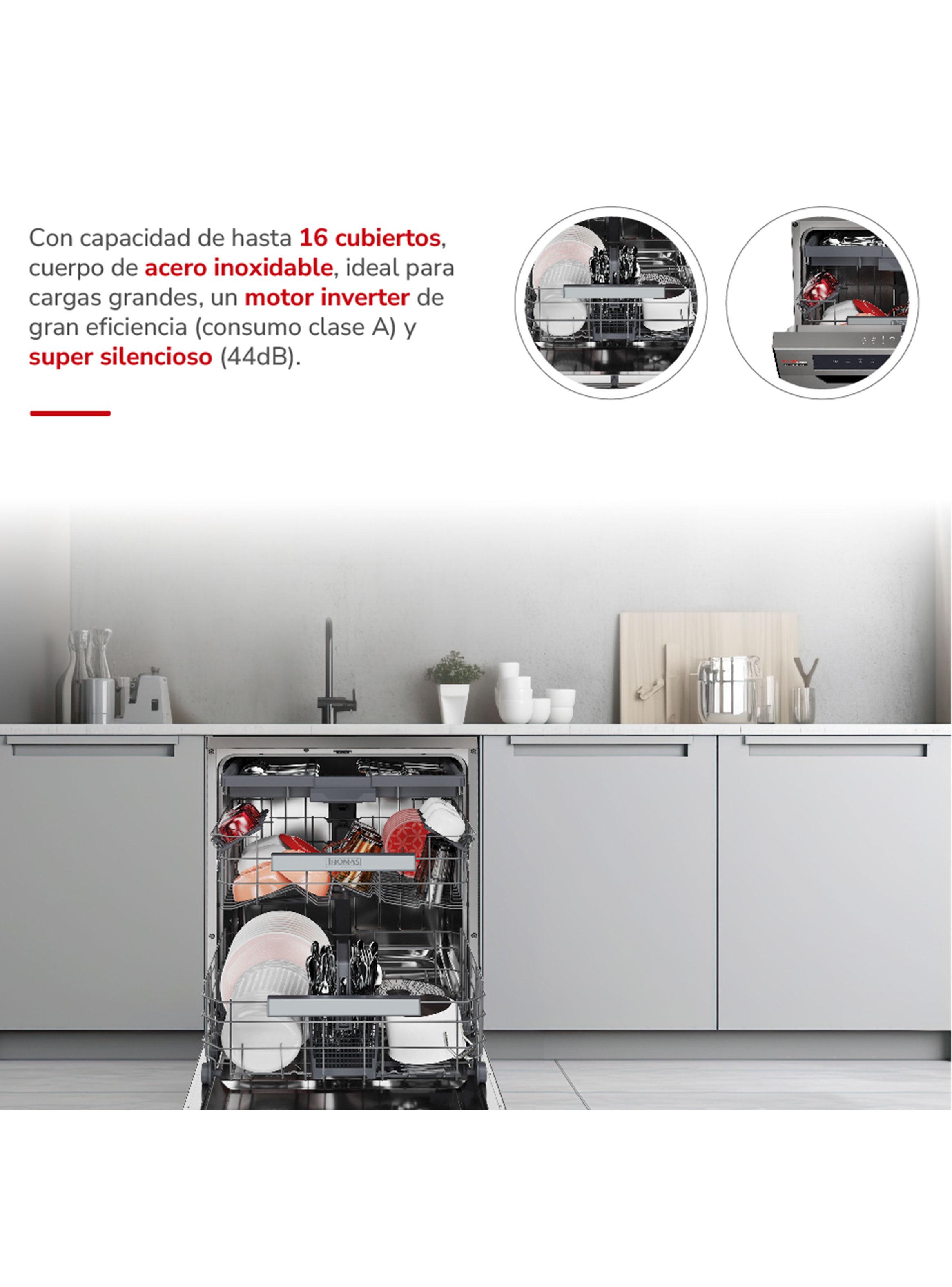 Lavavajillas 16 Cubiertos Inox Dark-Grey TH-DW16CA-4