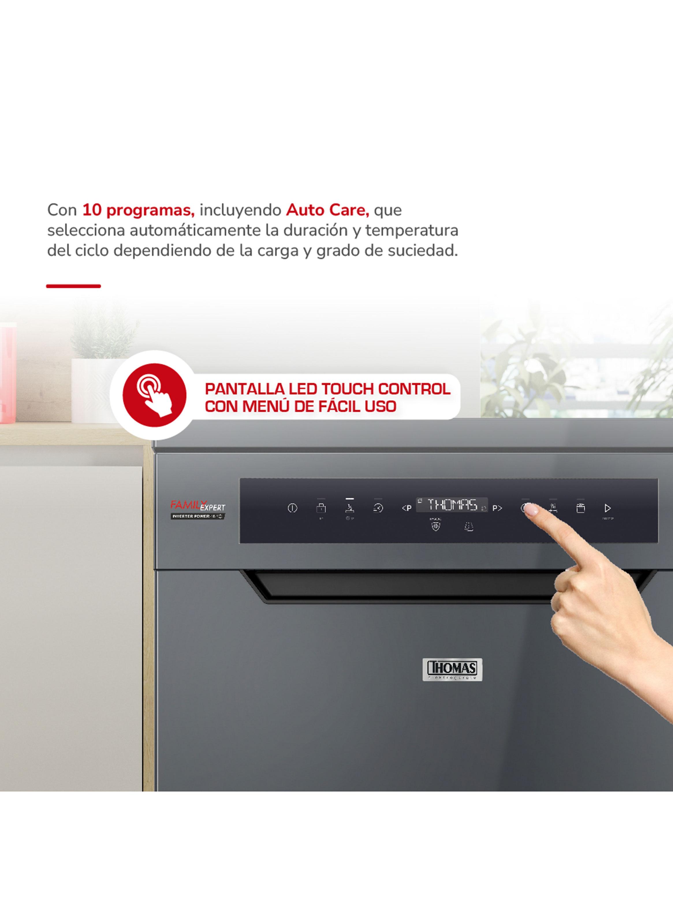 Lavavajillas 16 Cubiertos Inox Dark-Grey TH-DW16CA-3