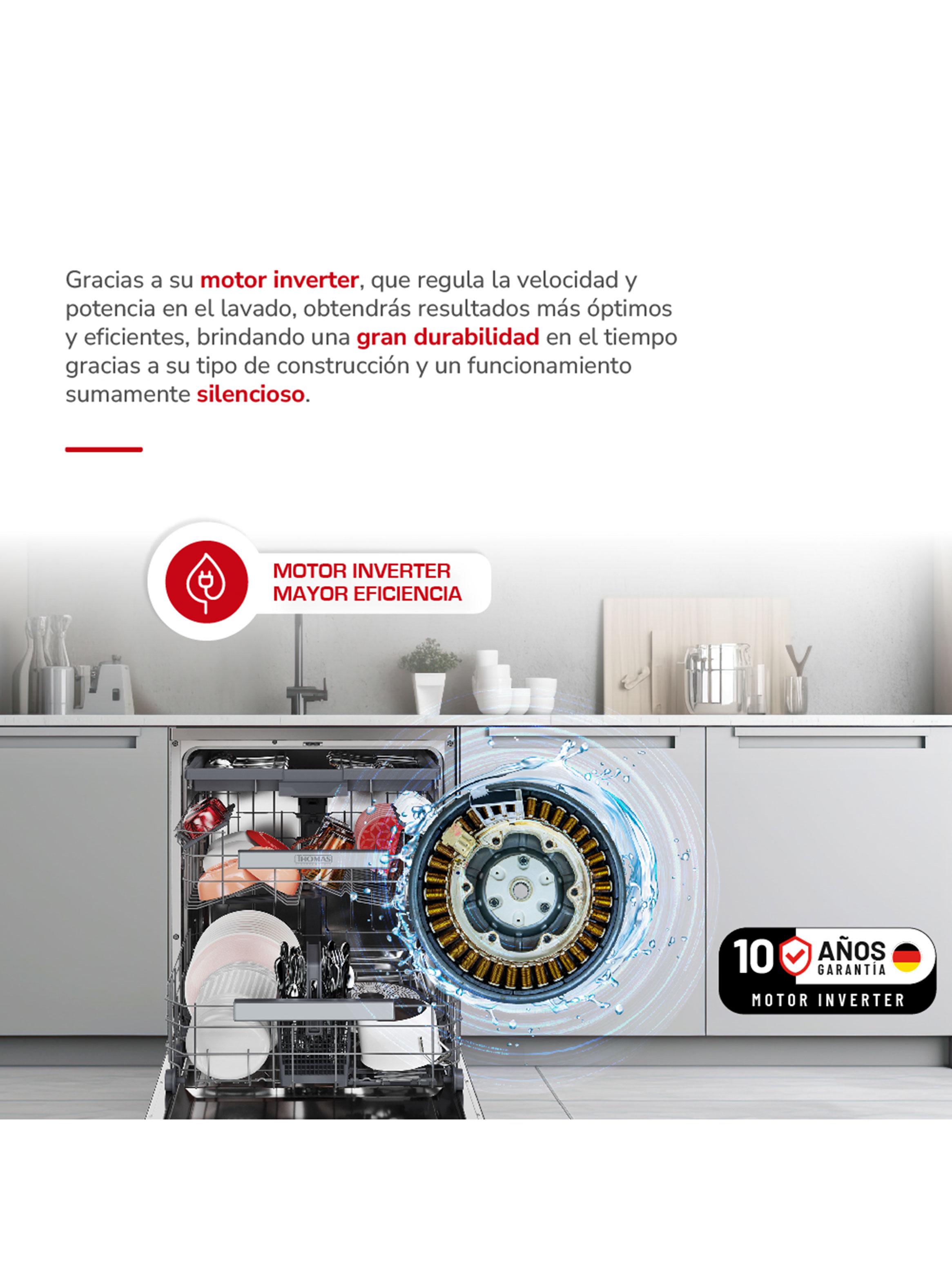 Lavavajillas 16 Cubiertos Inox Dark-Grey TH-DW16CA-4