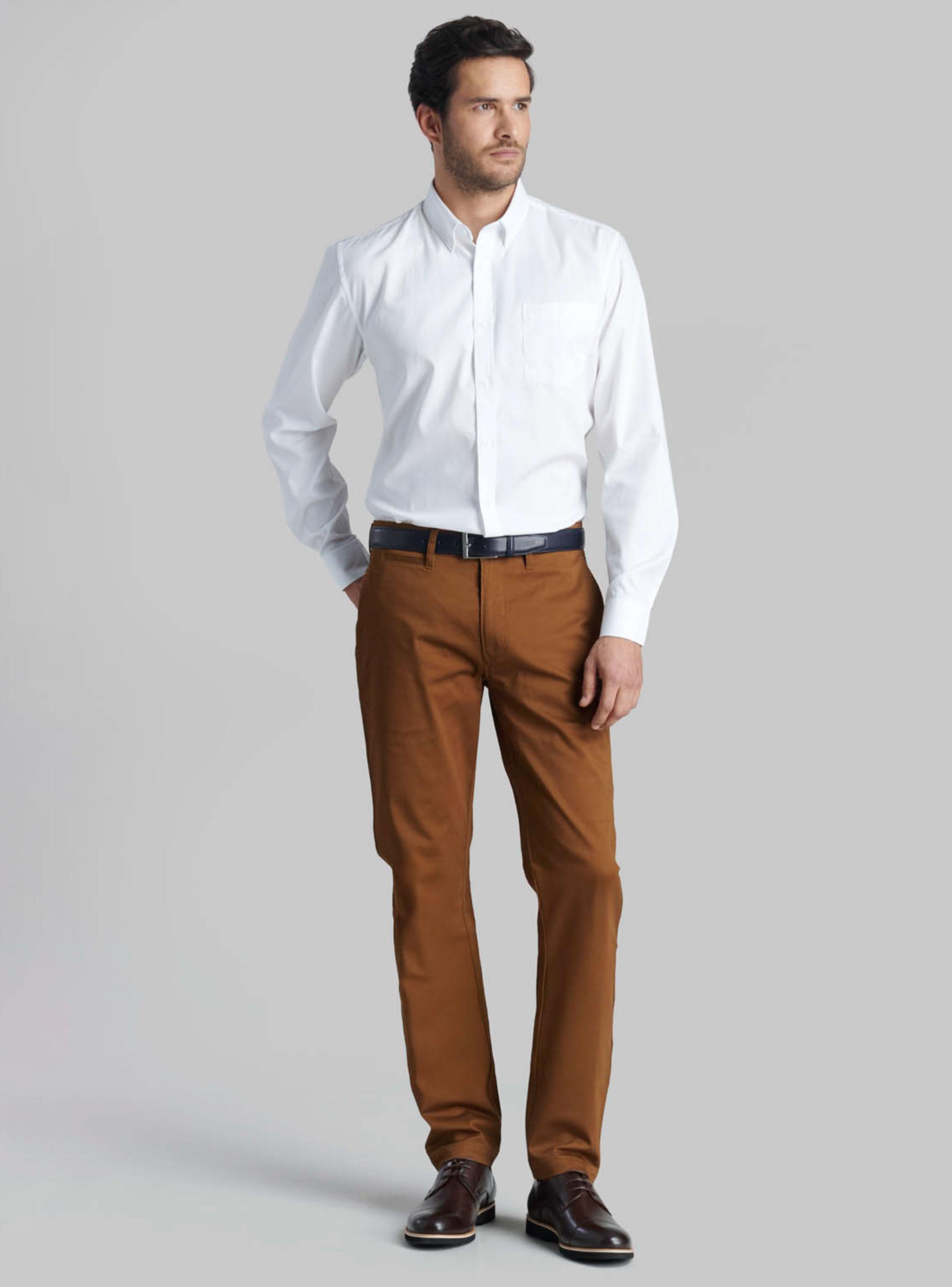 Camisa Oxford Smart Casual-3