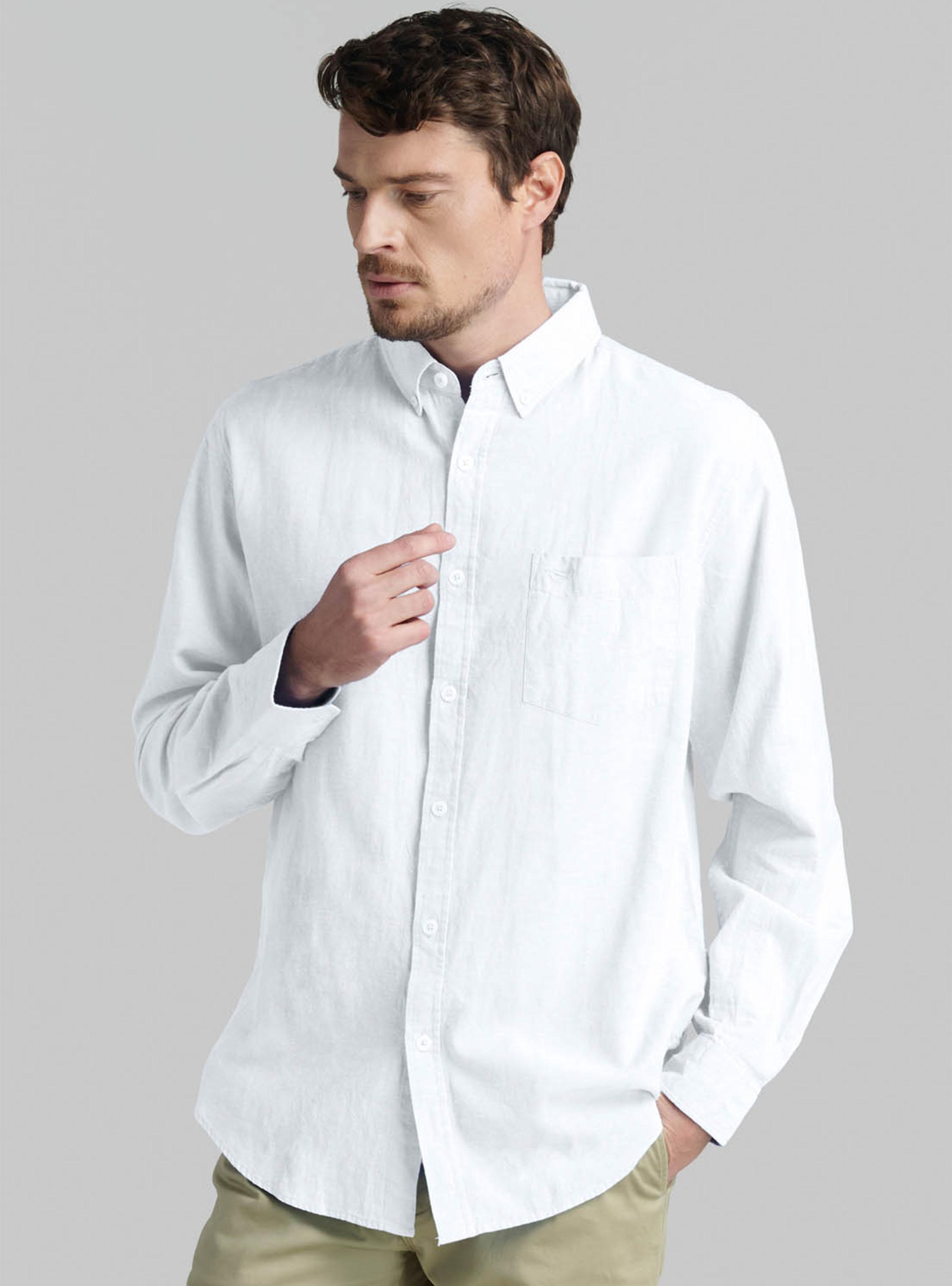 Camisa Sport Lino Lowell-0