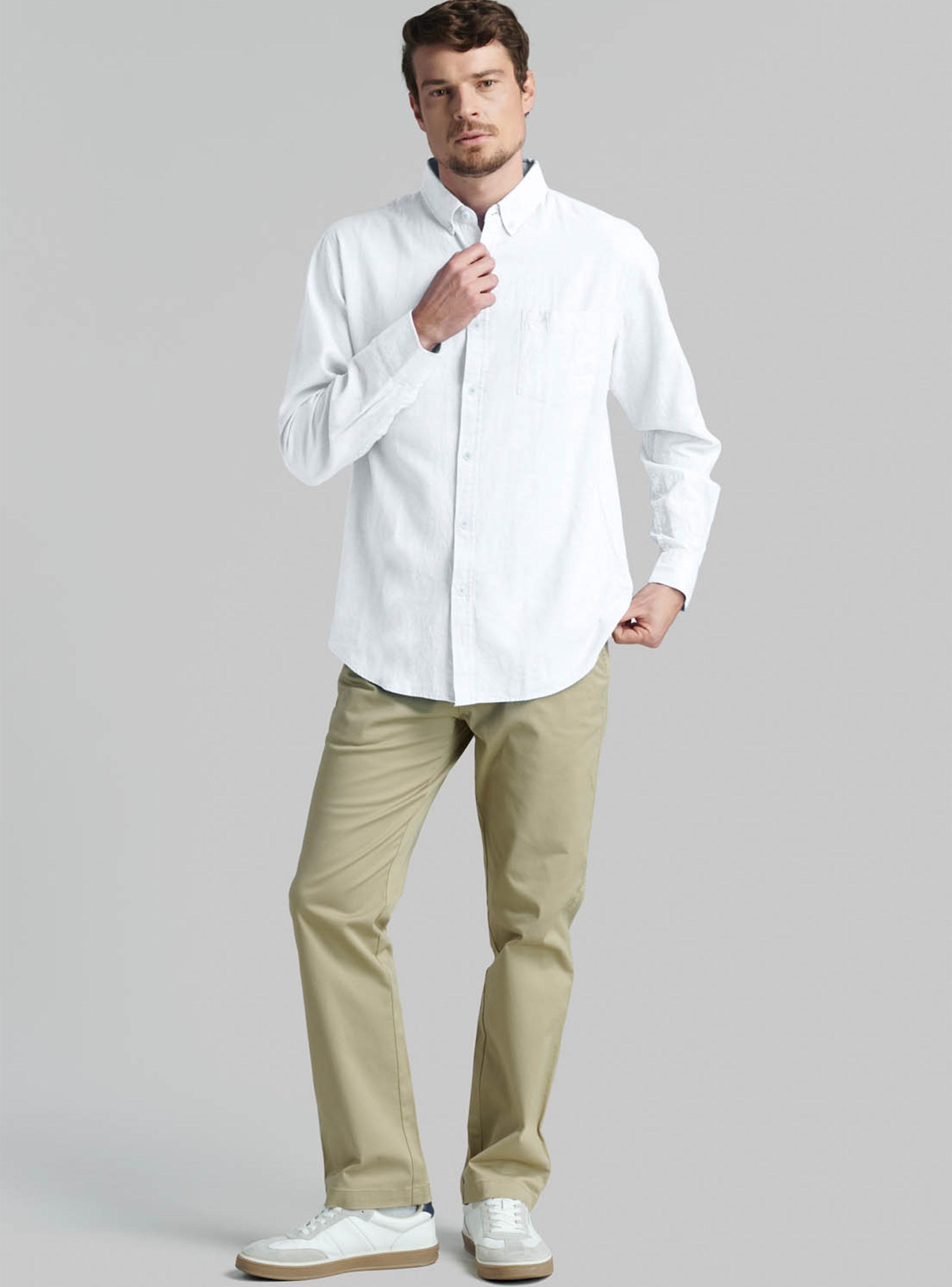 Camisa Sport Lino Lowell-3