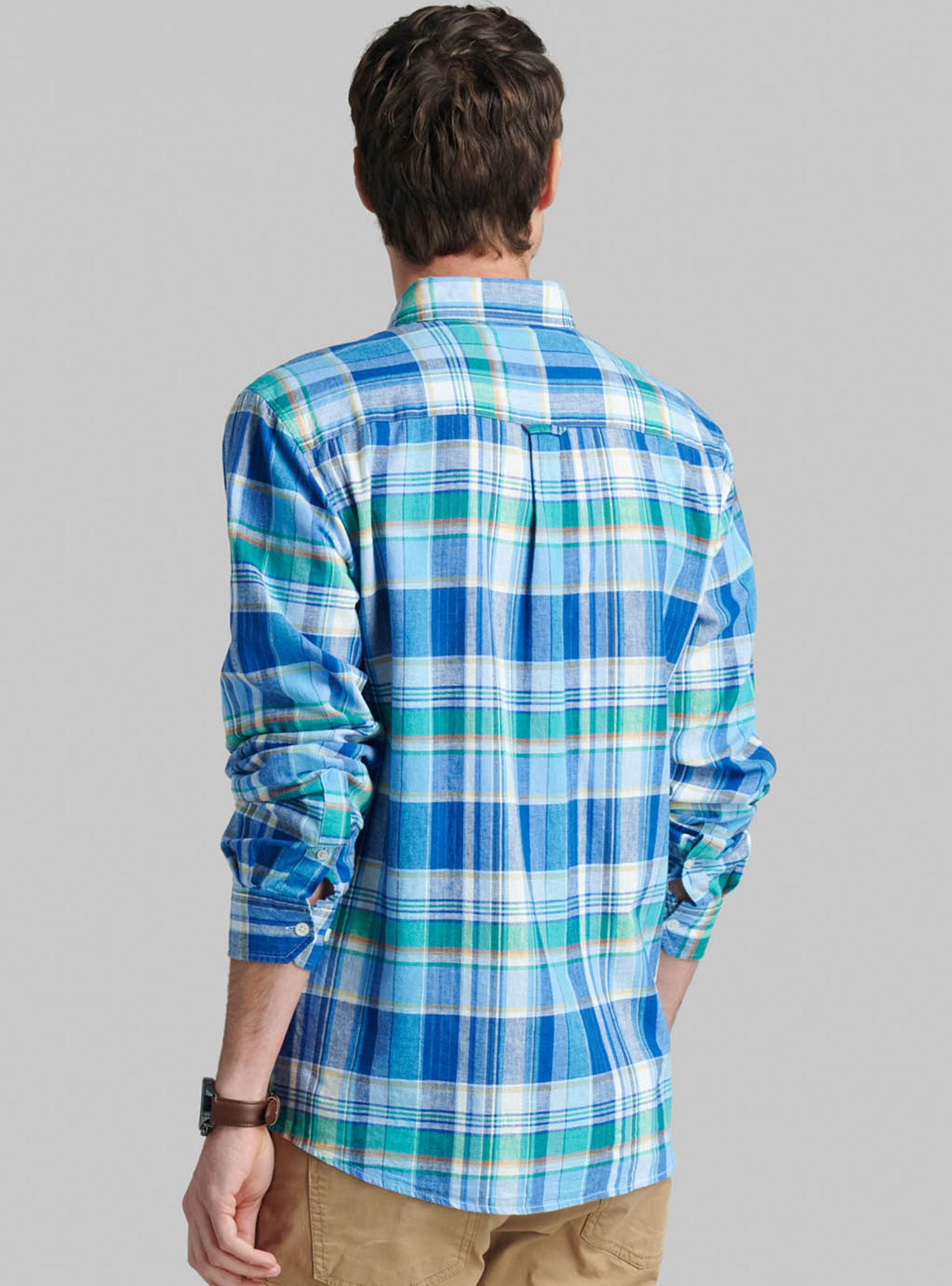 Camisa Lino Check Arvada-1