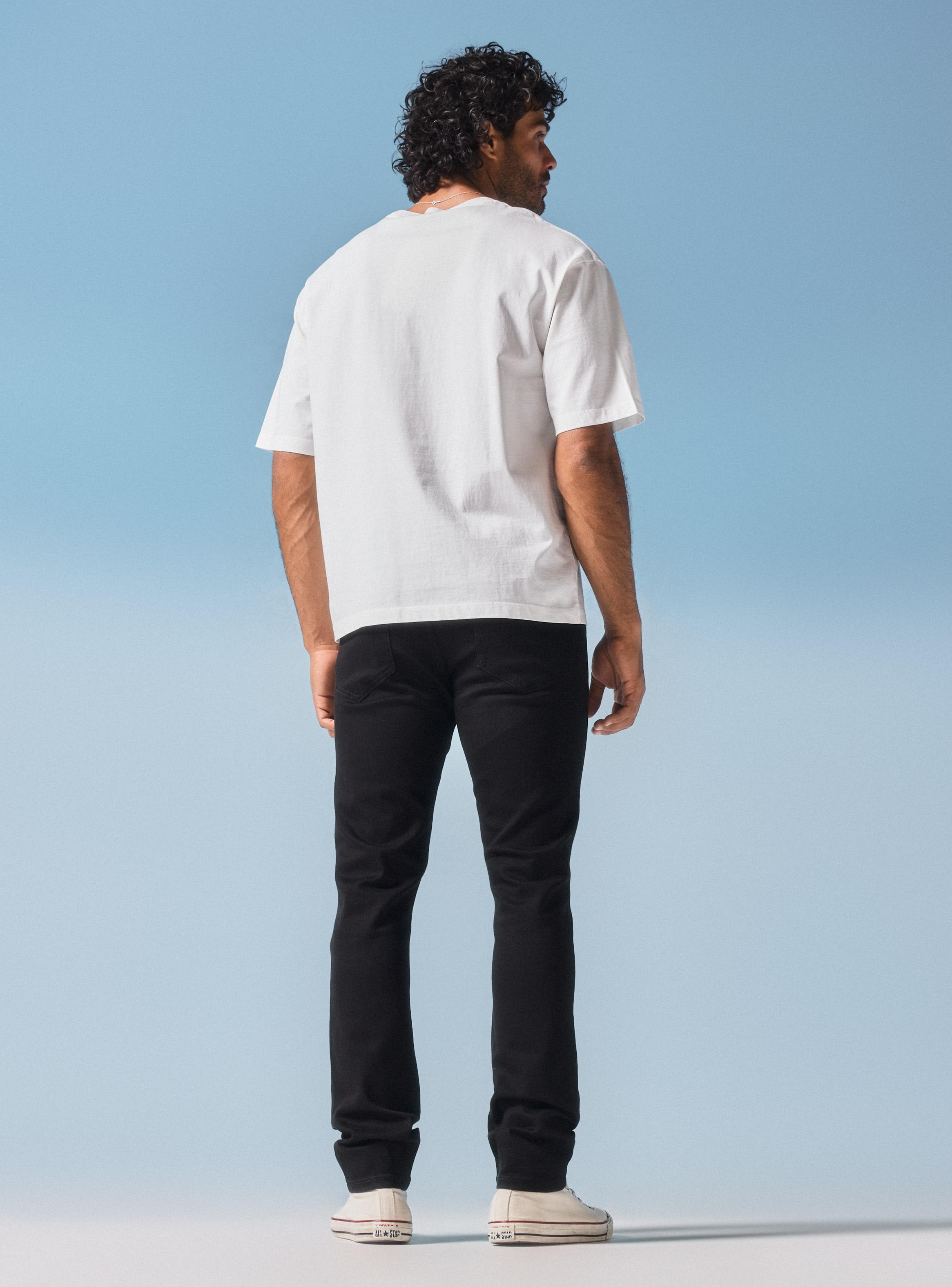 Jeans Cinco Bolsillos Skinny Negro-5