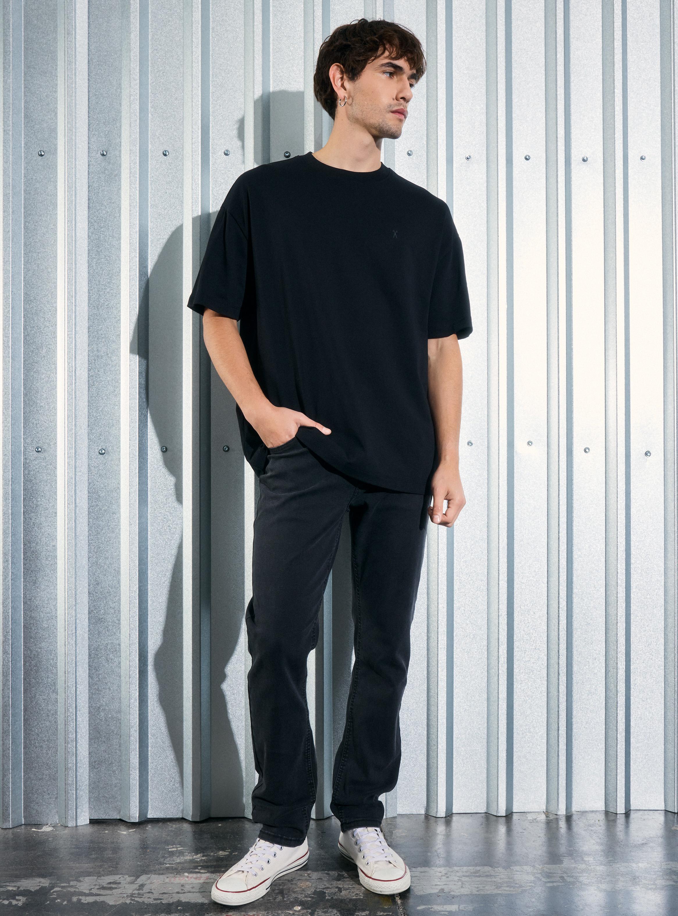 Jeans Slim Fit Liso Elasticado-4
