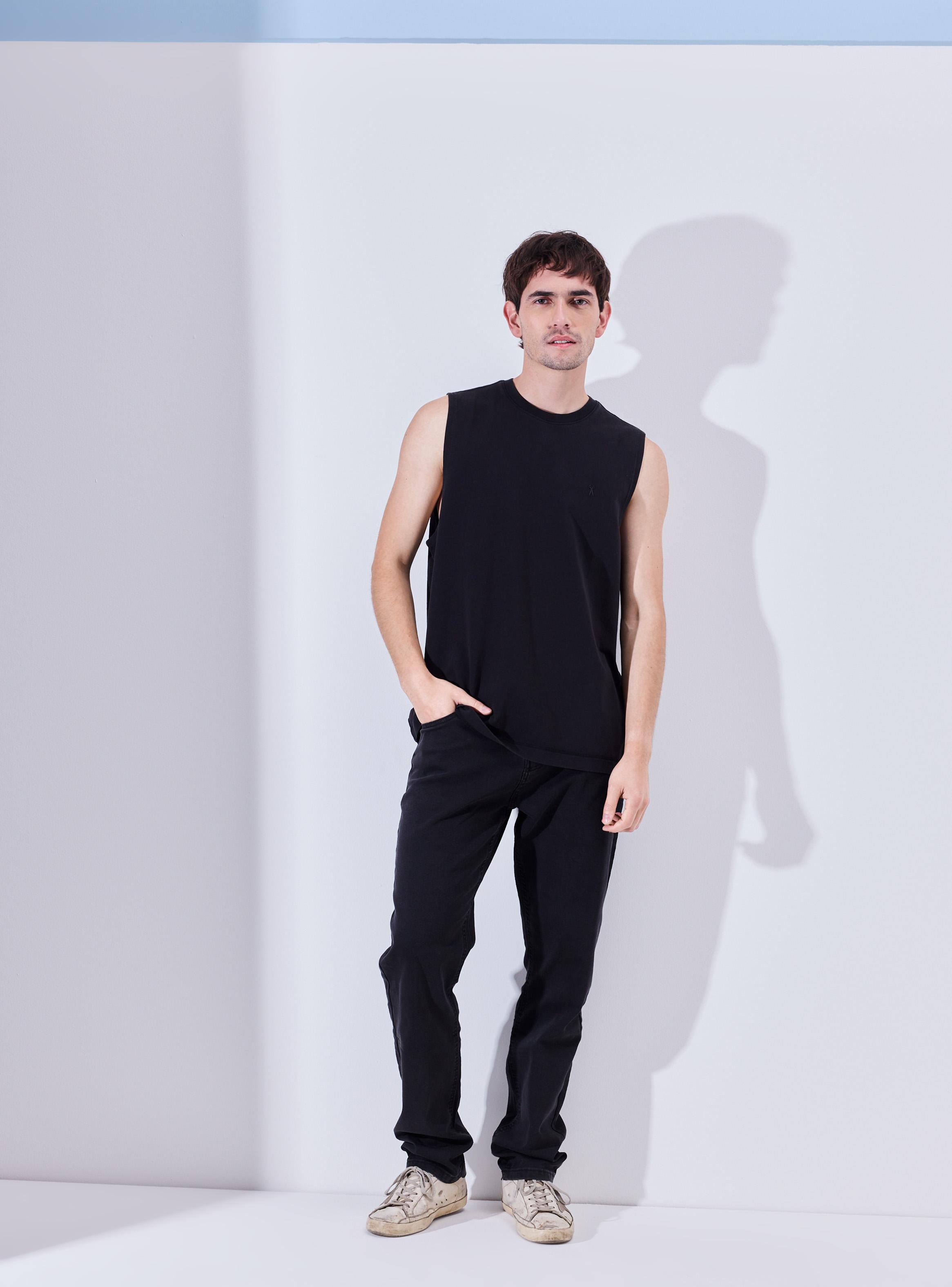 Jeans Slim Fit Liso Elasticado-4