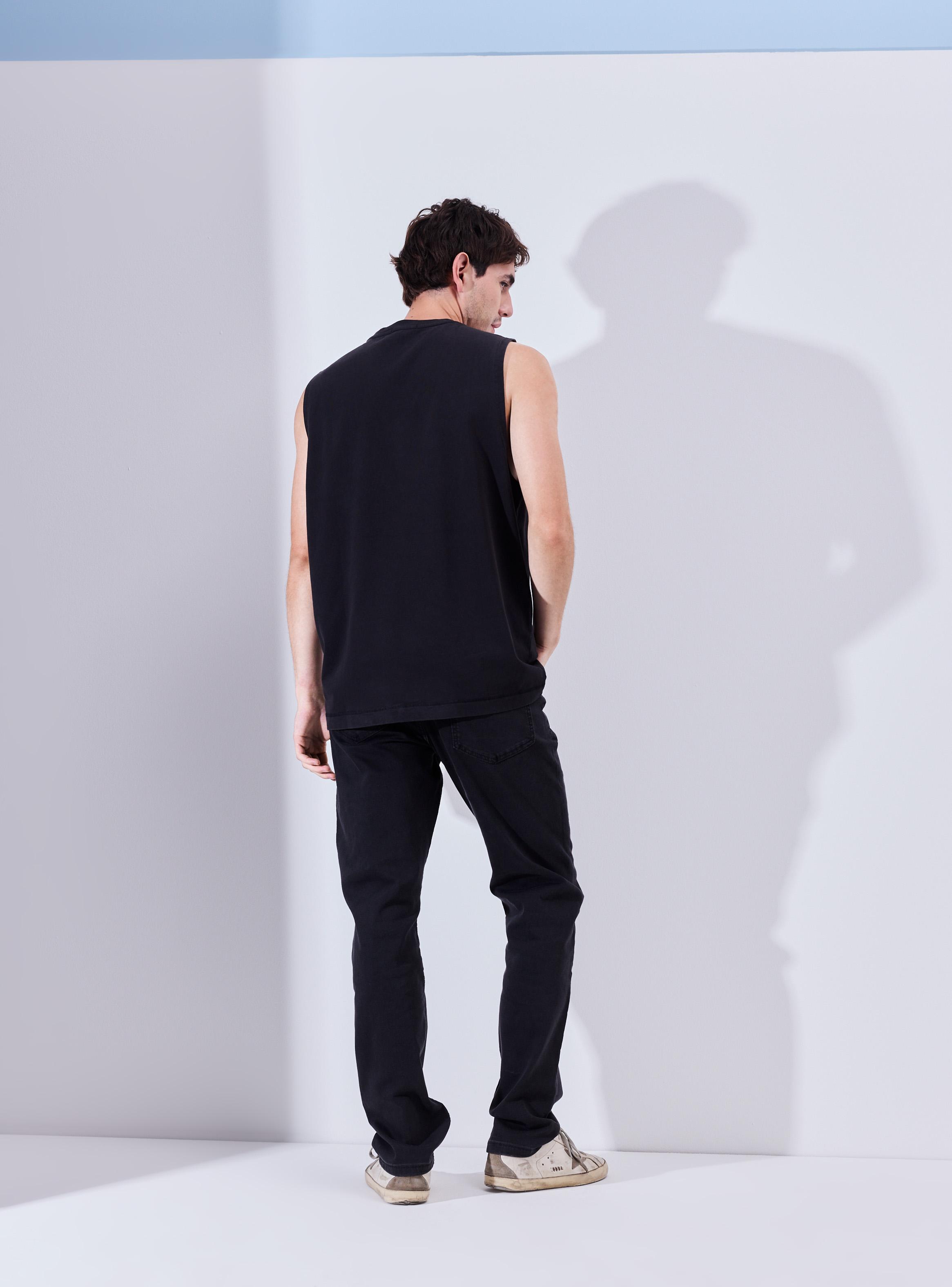 Jeans Slim Fit Liso Elasticado-5