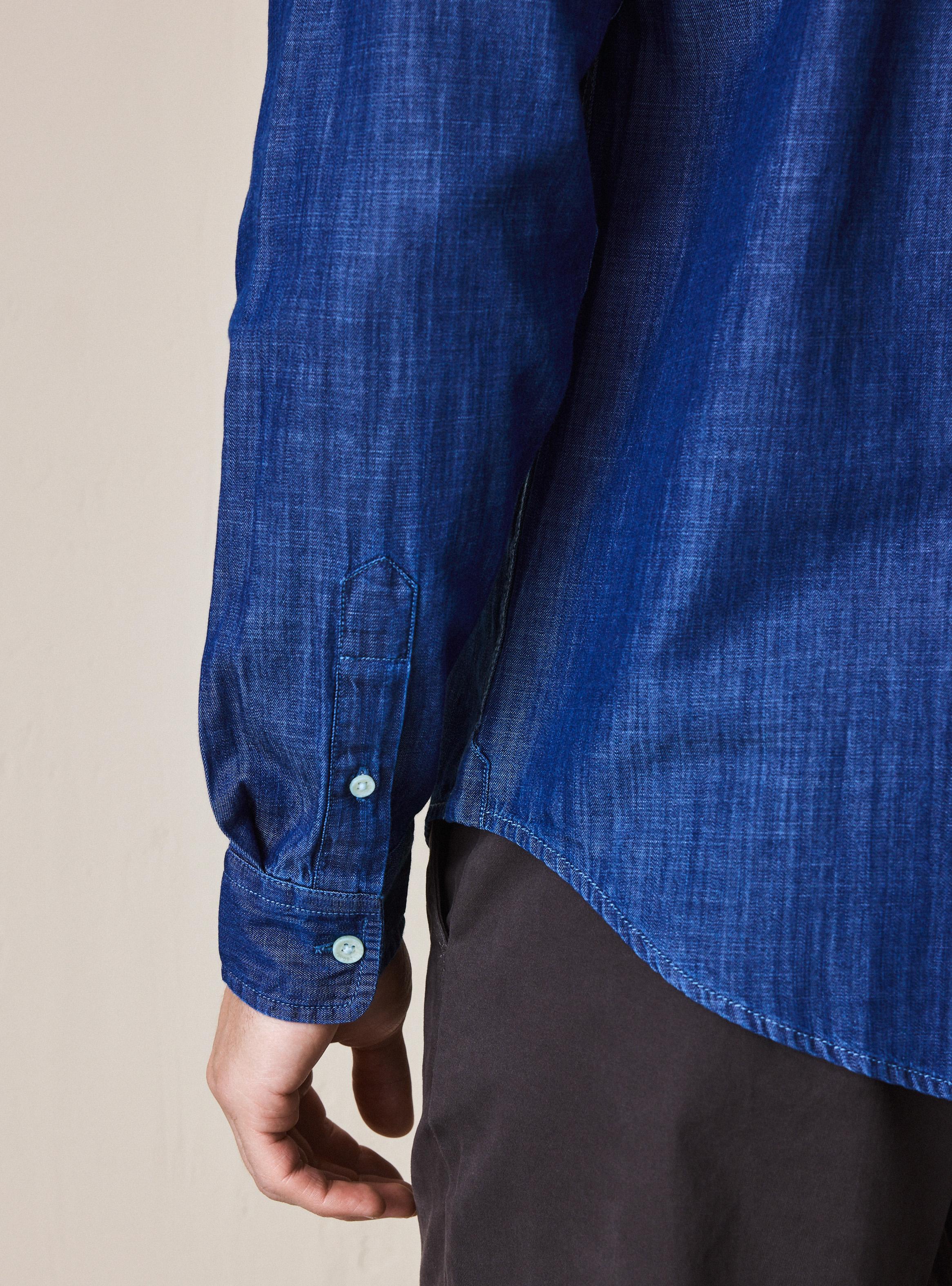 Camisa Manga Larga Denim Algodón-3