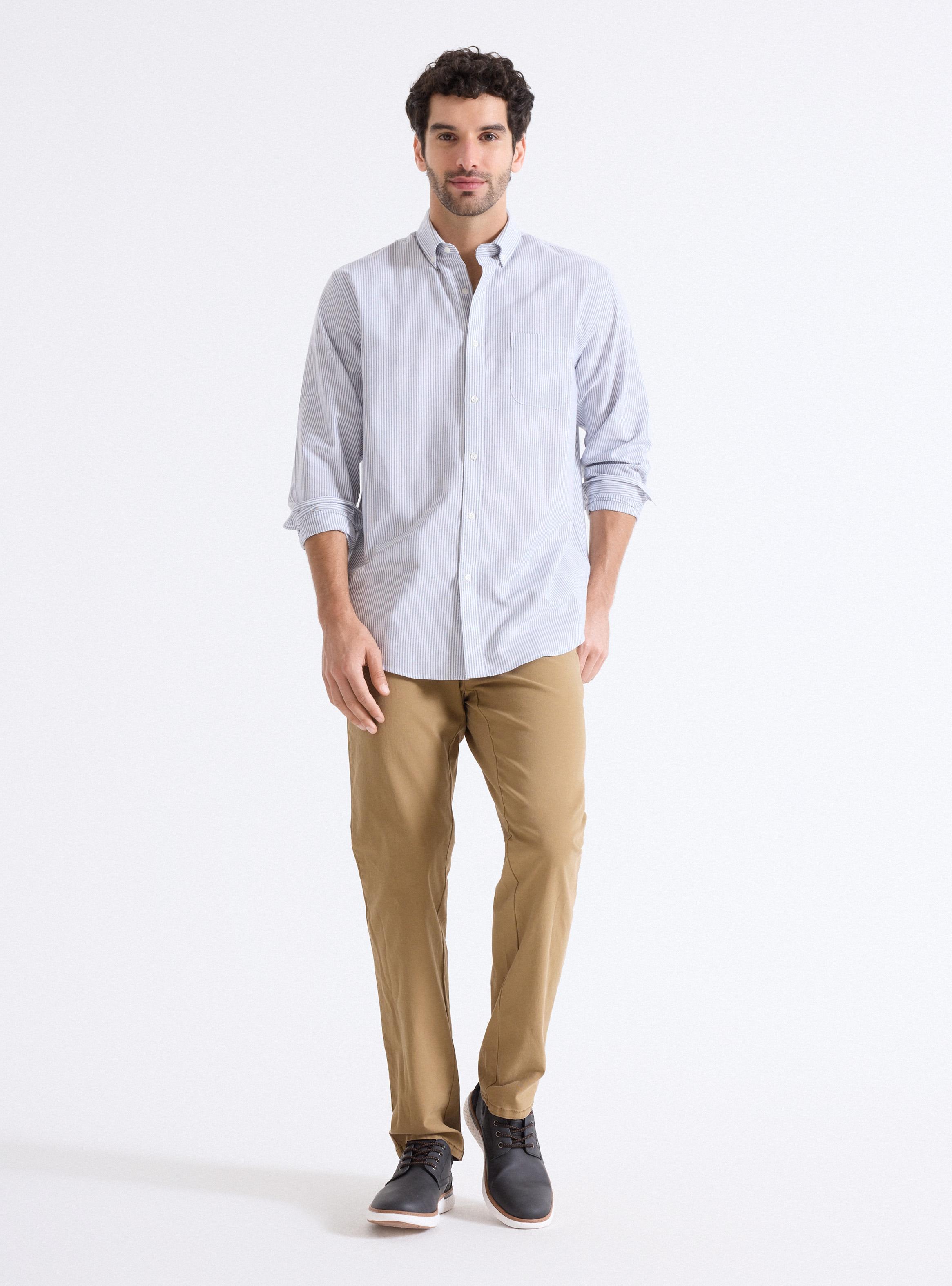Camisa Semi Oxford Rayas-4